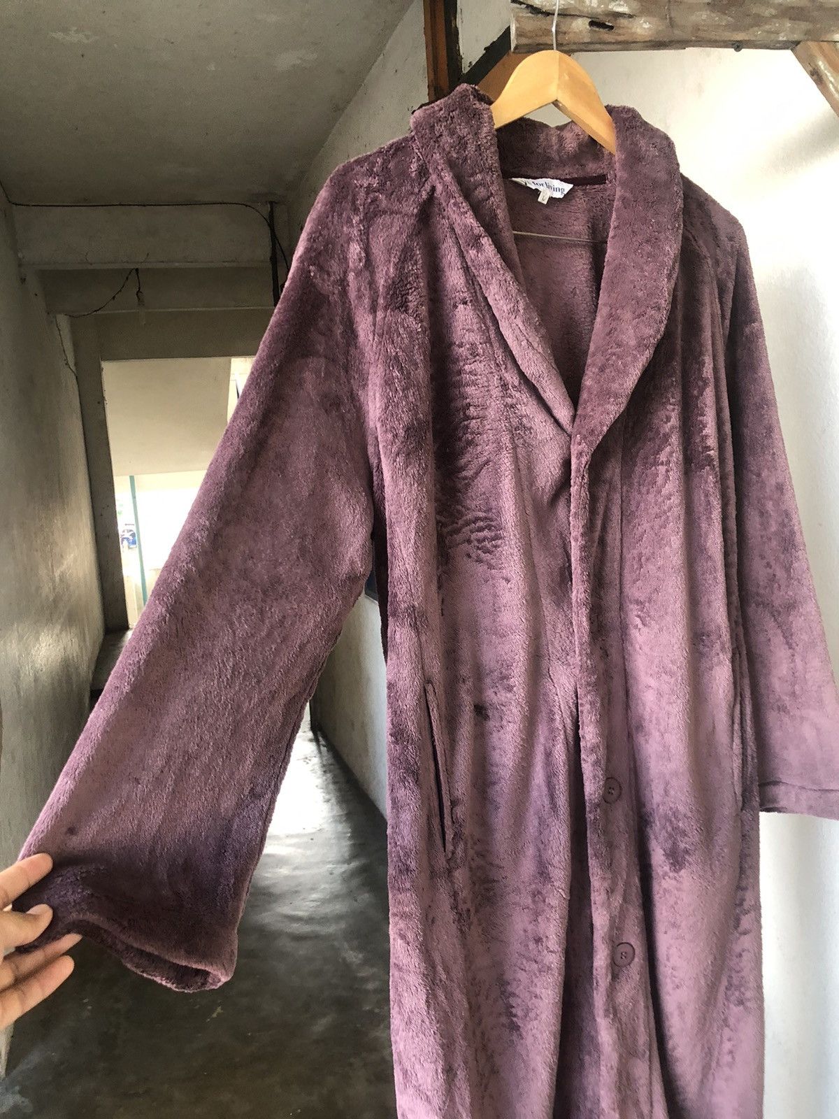 Yohji Yamamoto Vintage Yohji Yamamoto Ys For Living Fleece Long Jacket Size US L / EU 52-54 / 3 - 8 Thumbnail