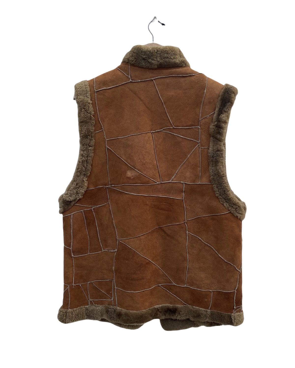 Leather Vintage Custom Made Leather Shearling Jacket Size US M / EU 48-50 / 2 - 3 Thumbnail