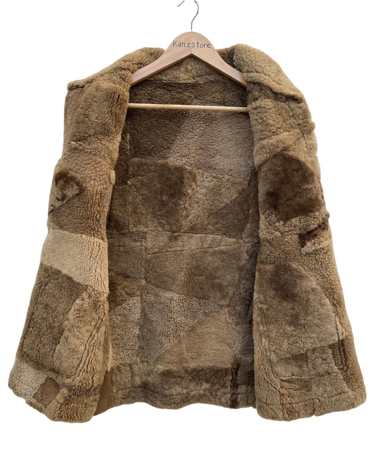 Leather Vintage Custom Made Leather Shearling Jacket Size US M / EU 48-50 / 2 - 2 Thumbnail