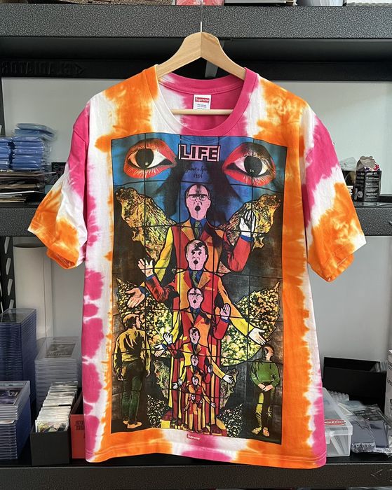Supreme Gilbert & George/Supreme LIFE Tee White