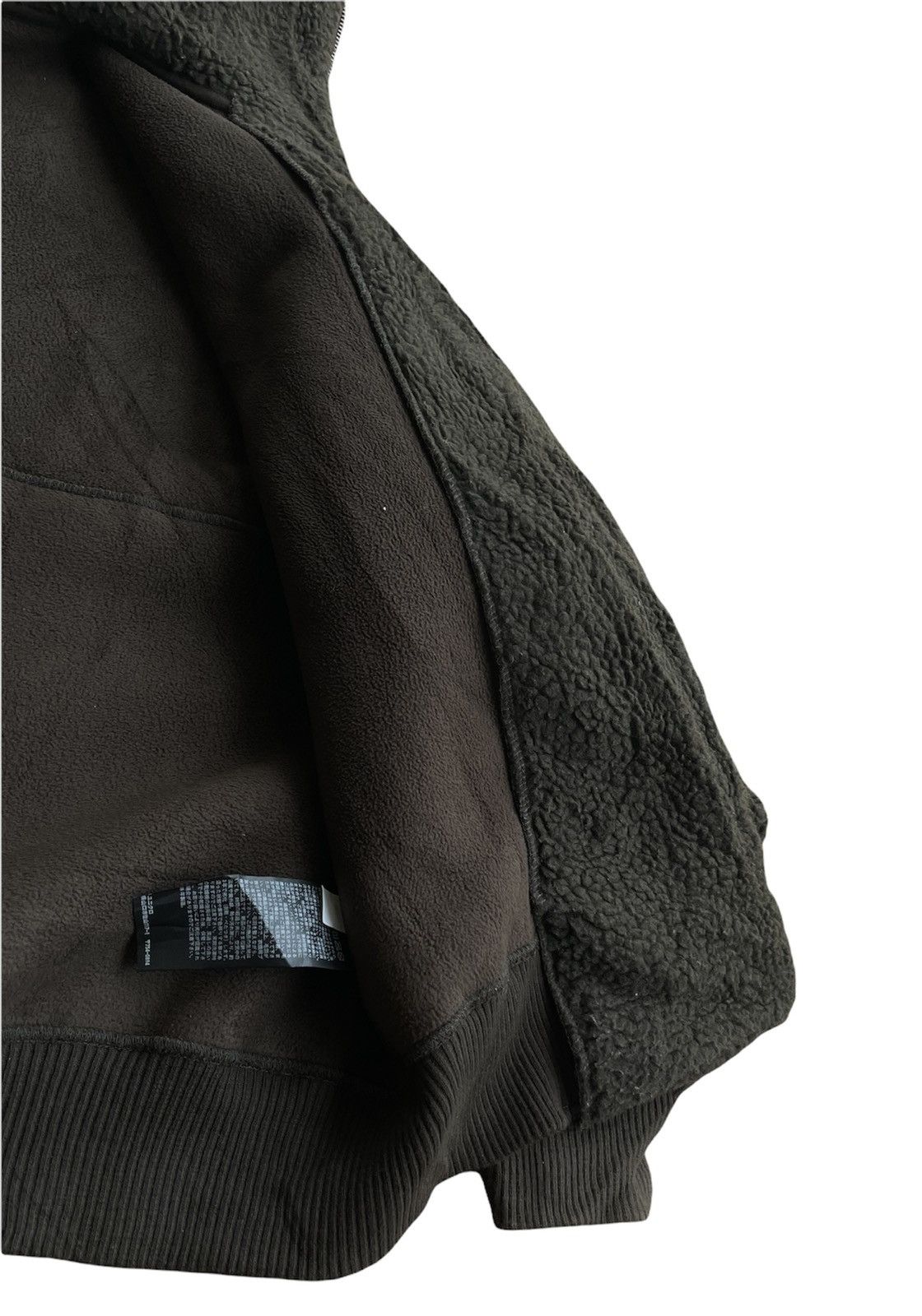 Japanese Brand Uniqlo Lemaire Sherpa Fleece Turtleneck Zip Jacket Size US XL / EU 56 / 4 - 16 Thumbnail