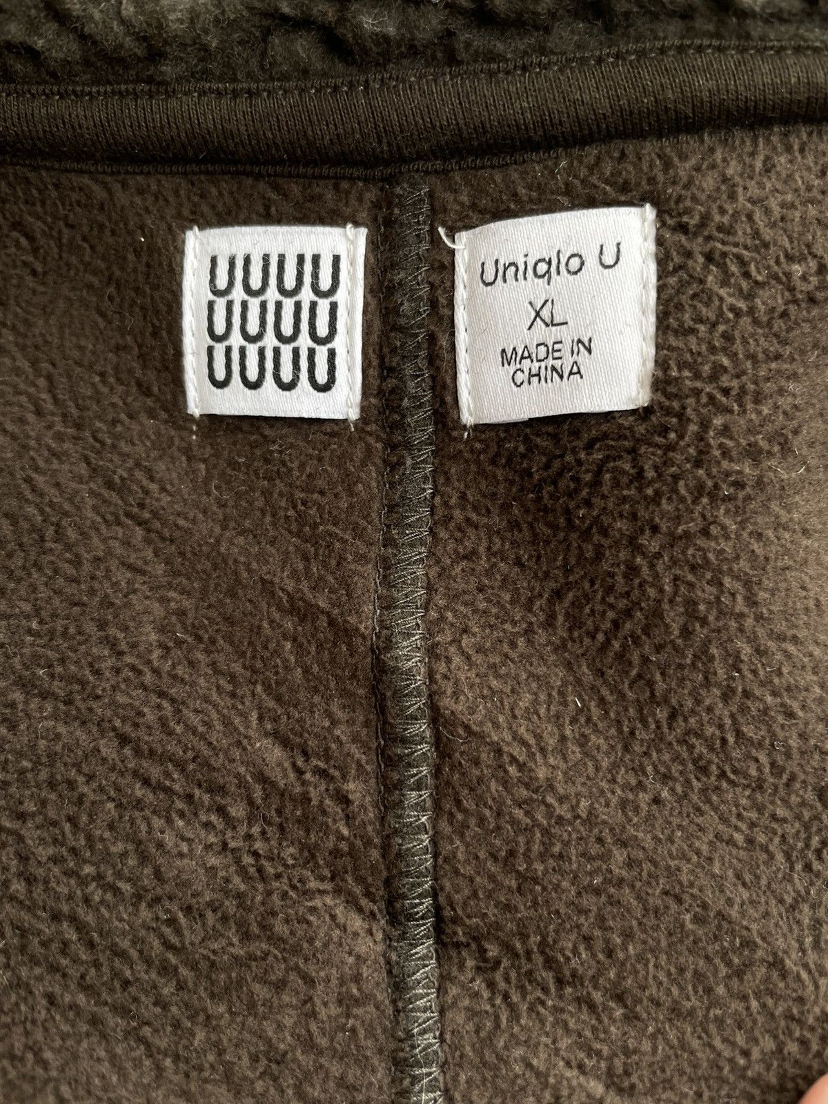 Japanese Brand Uniqlo Lemaire Sherpa Fleece Turtleneck Zip Jacket Size US XL / EU 56 / 4 - 17 Thumbnail