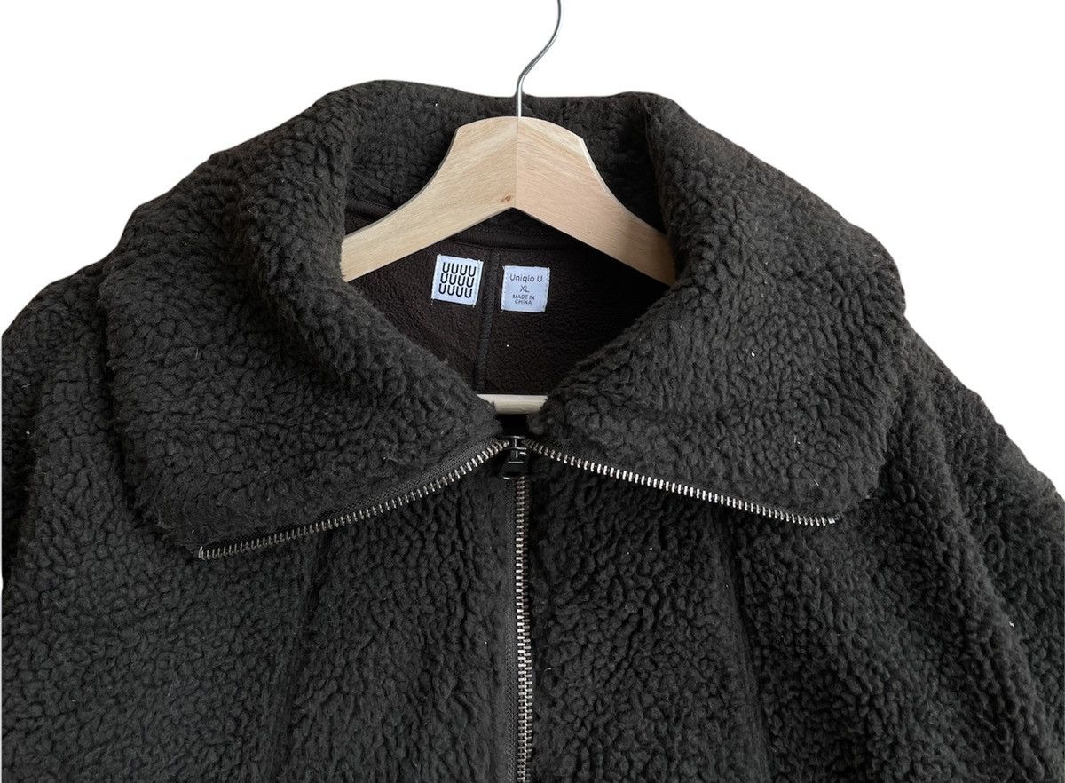 Japanese Brand Uniqlo Lemaire Sherpa Fleece Turtleneck Zip Jacket Size US XL / EU 56 / 4 - 6 Thumbnail