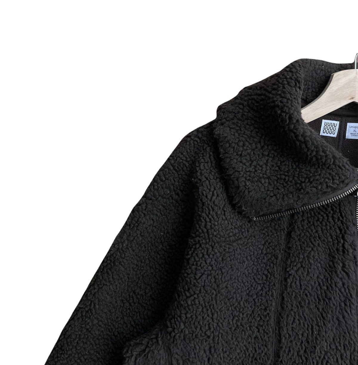 Japanese Brand Uniqlo Lemaire Sherpa Fleece Turtleneck Zip Jacket Size US XL / EU 56 / 4 - 2 Thumbnail