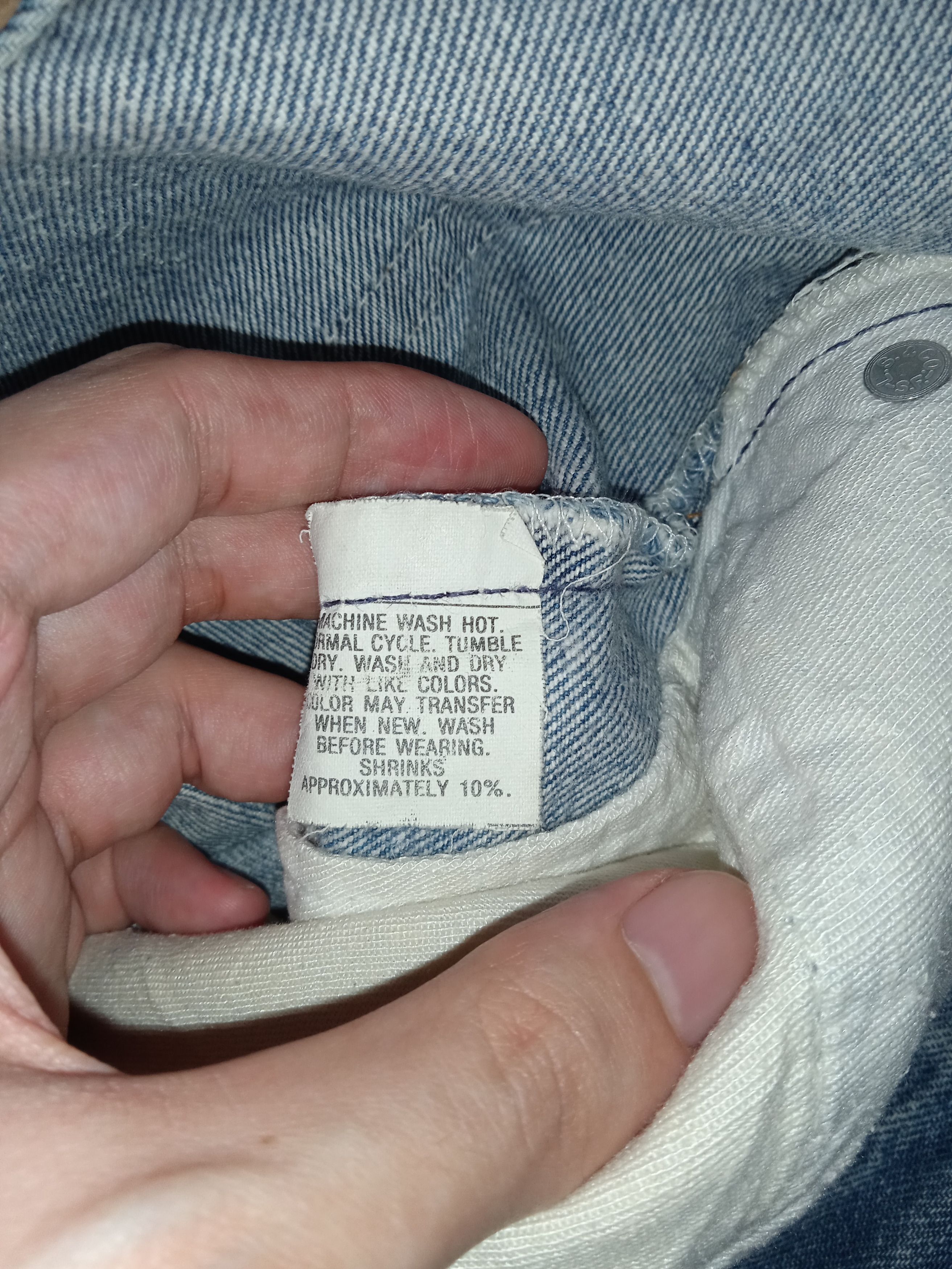 Vintage Vintage Levi's 501 80s Distressed Denim Size US 32 / EU 48 - 9 Thumbnail