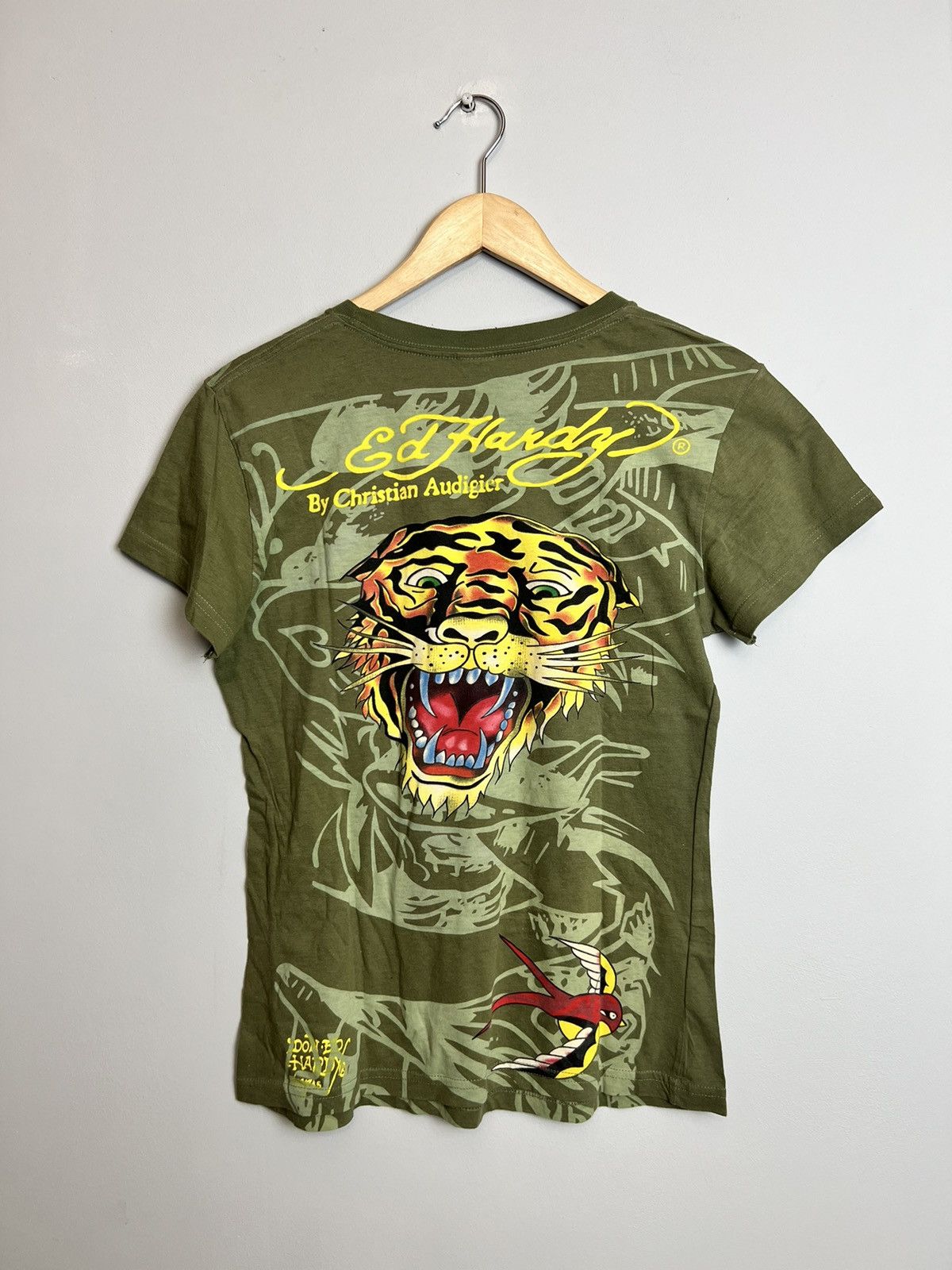 Christian Audigier Y2K Ed Hardy By Christian Audigier T Shirt Skull All Printed Size M / US 6-8 / IT 42-44 - 2 Thumbnail