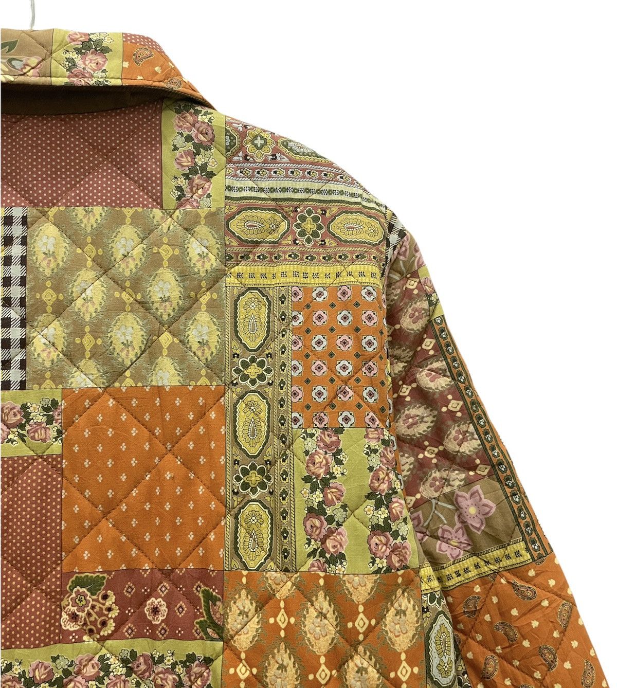 United Colors Of Benetton United Colors of Benetton Patchwork Quilted Jacket Size US S / EU 44-46 / 1 - 14 Thumbnail