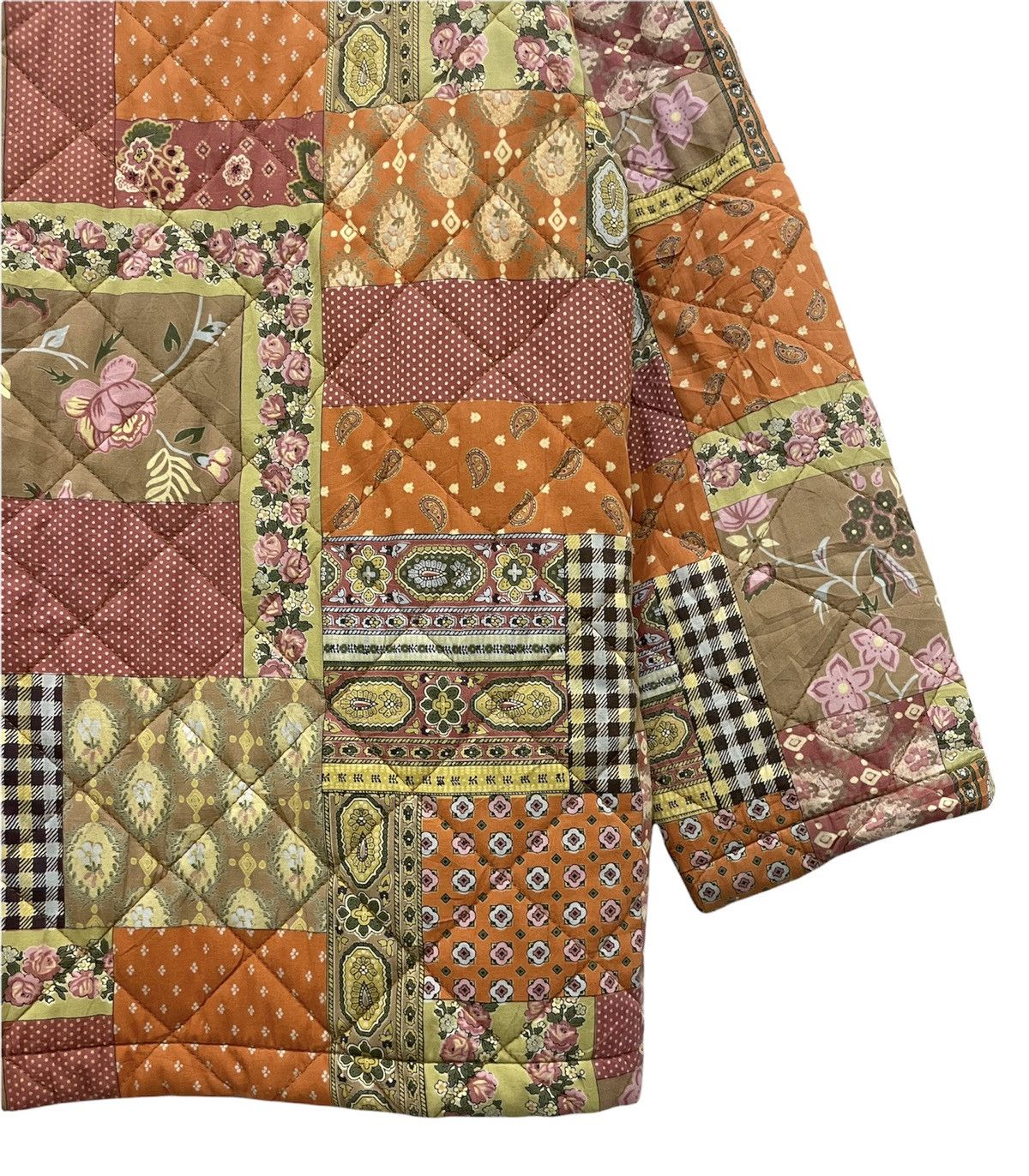 United Colors Of Benetton United Colors of Benetton Patchwork Quilted Jacket Size US S / EU 44-46 / 1 - 15 Thumbnail