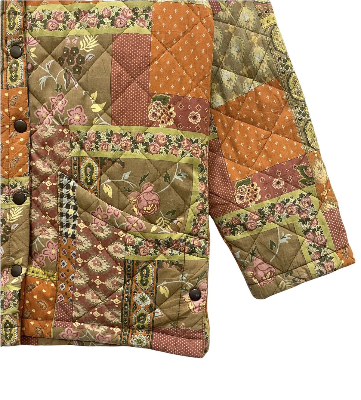 United Colors Of Benetton United Colors of Benetton Patchwork Quilted Jacket Size US S / EU 44-46 / 1 - 4 Thumbnail