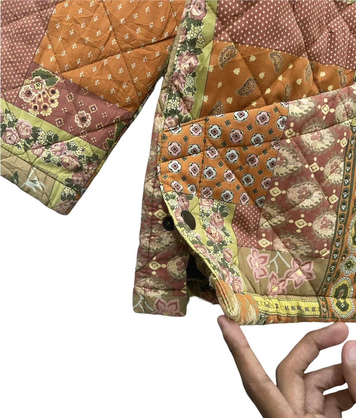 United Colors Of Benetton United Colors of Benetton Patchwork Quilted Jacket Size US S / EU 44-46 / 1 - 10 Thumbnail