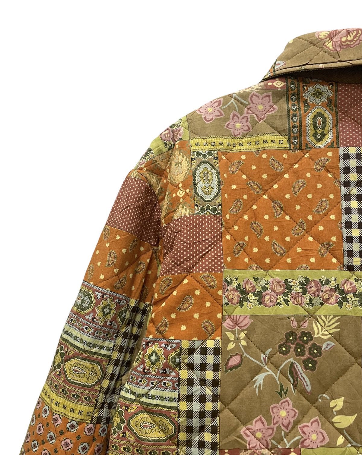 United Colors Of Benetton United Colors of Benetton Patchwork Quilted Jacket Size US S / EU 44-46 / 1 - 13 Thumbnail