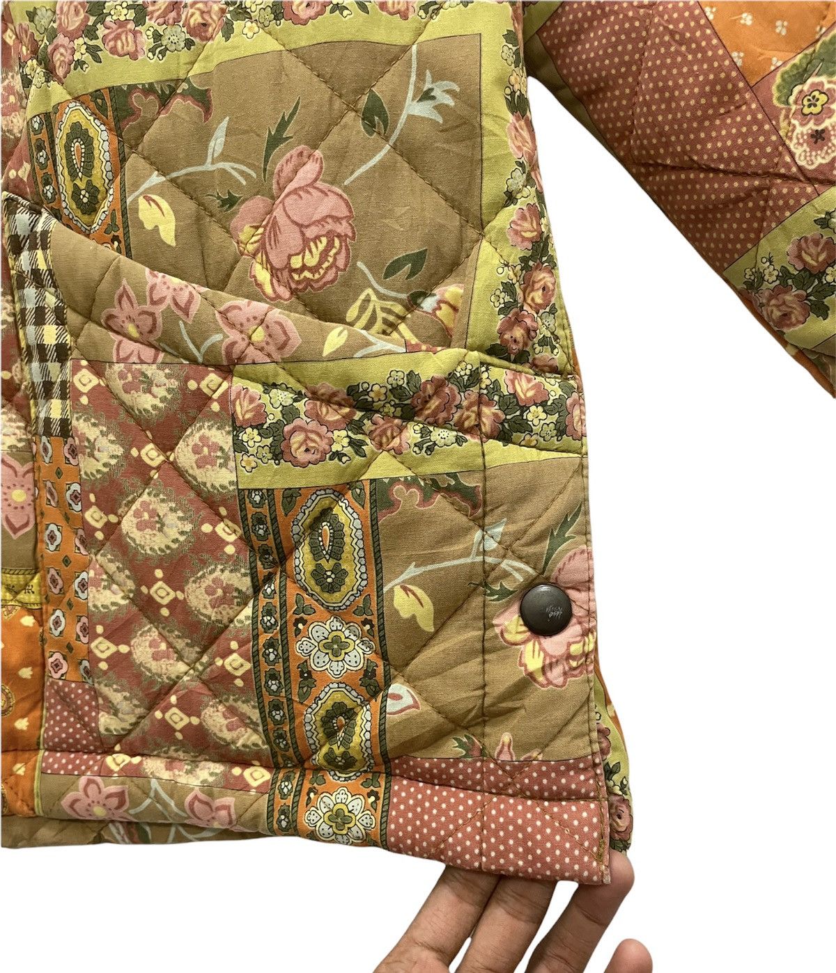 United Colors Of Benetton United Colors of Benetton Patchwork Quilted Jacket Size US S / EU 44-46 / 1 - 11 Thumbnail