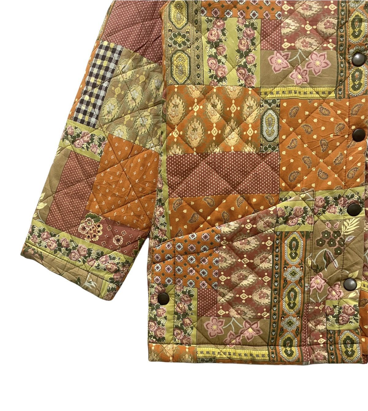 United Colors Of Benetton United Colors of Benetton Patchwork Quilted Jacket Size US S / EU 44-46 / 1 - 5 Thumbnail