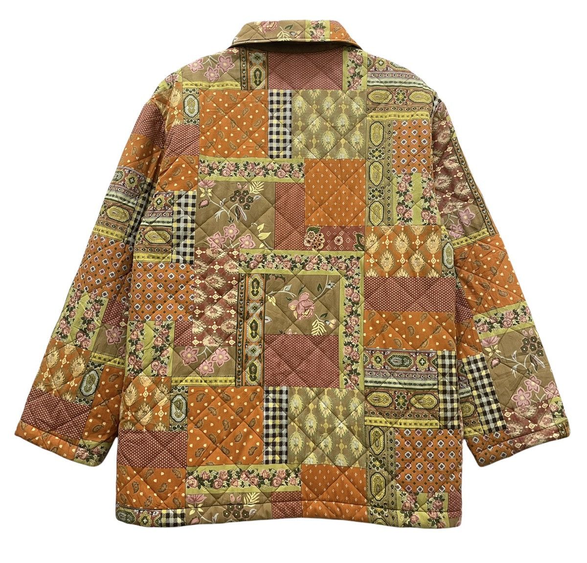 United Colors Of Benetton United Colors of Benetton Patchwork Quilted Jacket Size US S / EU 44-46 / 1 - 12 Thumbnail