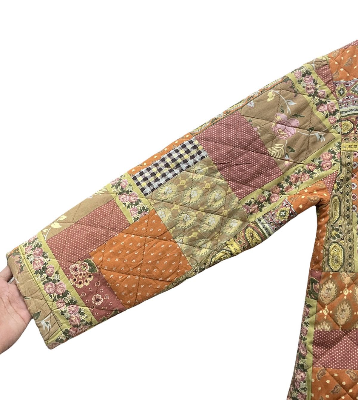 United Colors Of Benetton United Colors of Benetton Patchwork Quilted Jacket Size US S / EU 44-46 / 1 - 7 Thumbnail