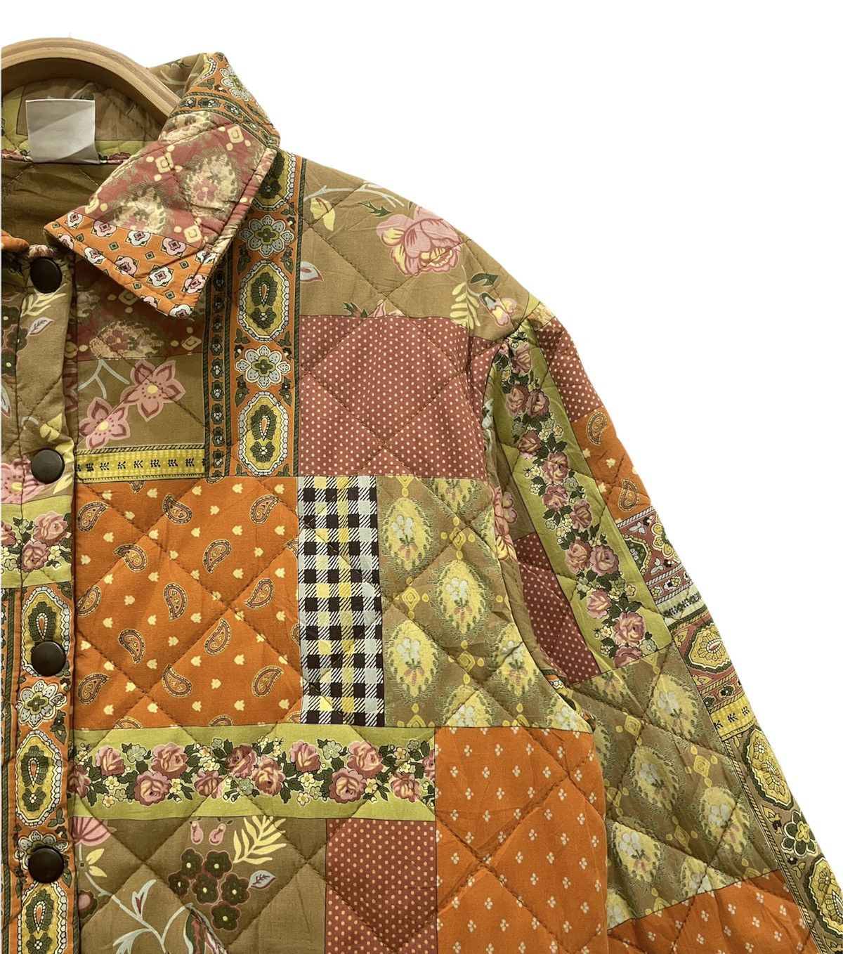 United Colors Of Benetton United Colors of Benetton Patchwork Quilted Jacket Size US S / EU 44-46 / 1 - 3 Thumbnail