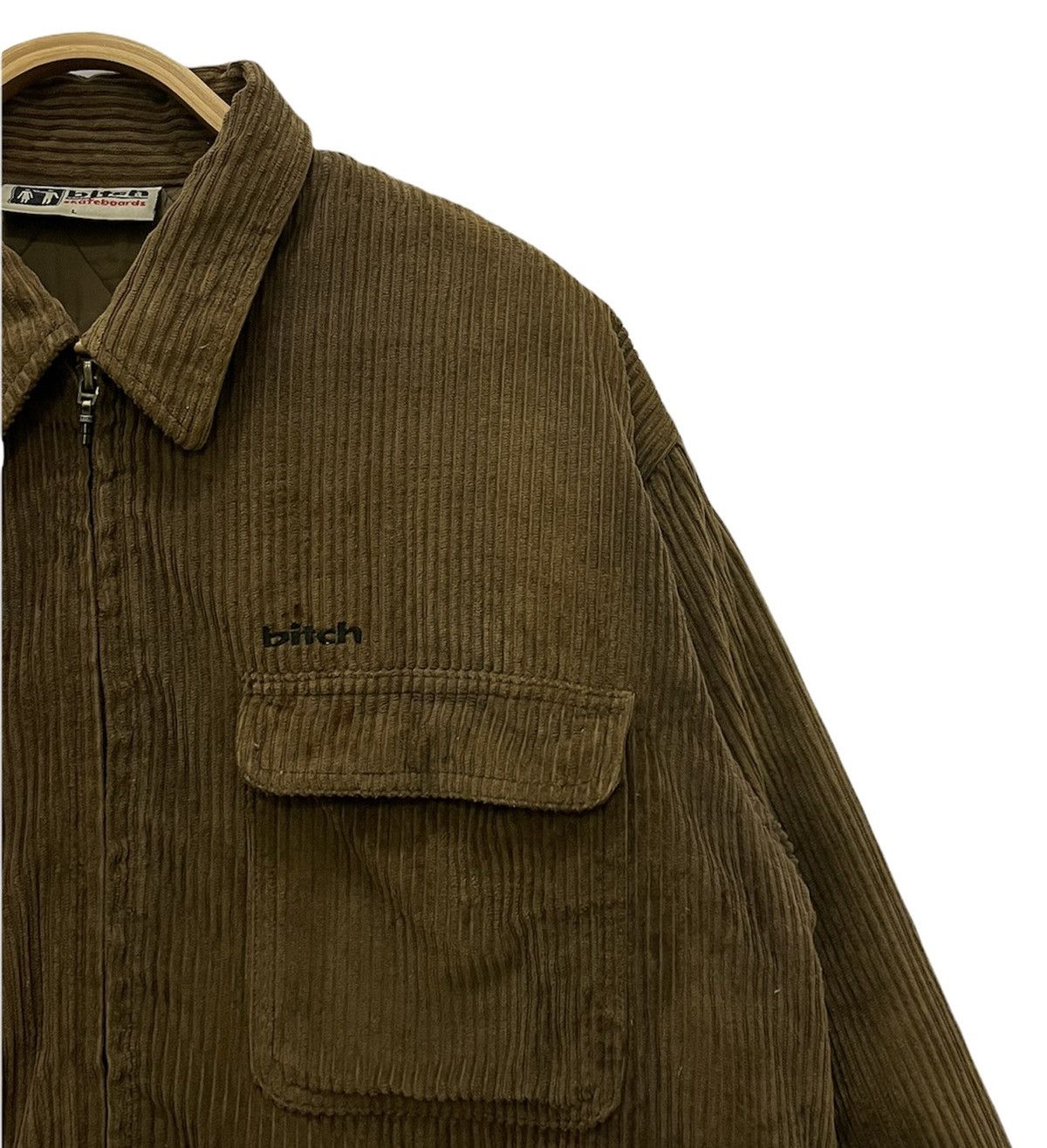 Santa Cruz Skateboards Vintage Bitch Skategang Corduroy Zipper Jacket Size US L / EU 52-54 / 3 - 3 Thumbnail
