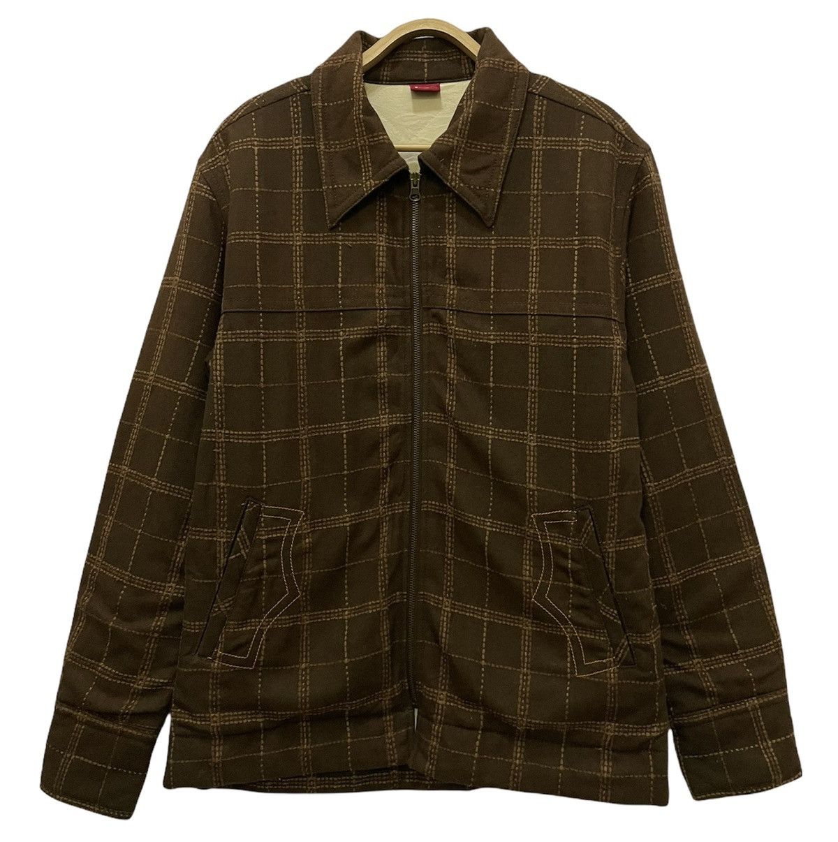 Levi's Levi’s Type 1 Jeans Checkered Zipper Jacket Size US M / EU 48-50 / 2 - 2 Thumbnail