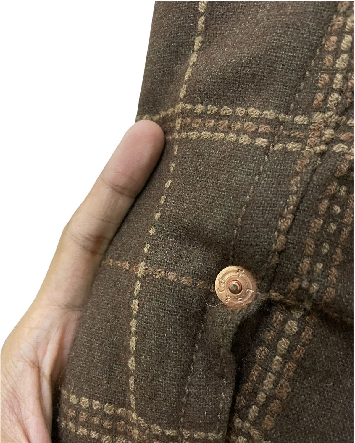 Levi's Levi’s Type 1 Jeans Checkered Zipper Jacket Size US M / EU 48-50 / 2 - 10 Thumbnail