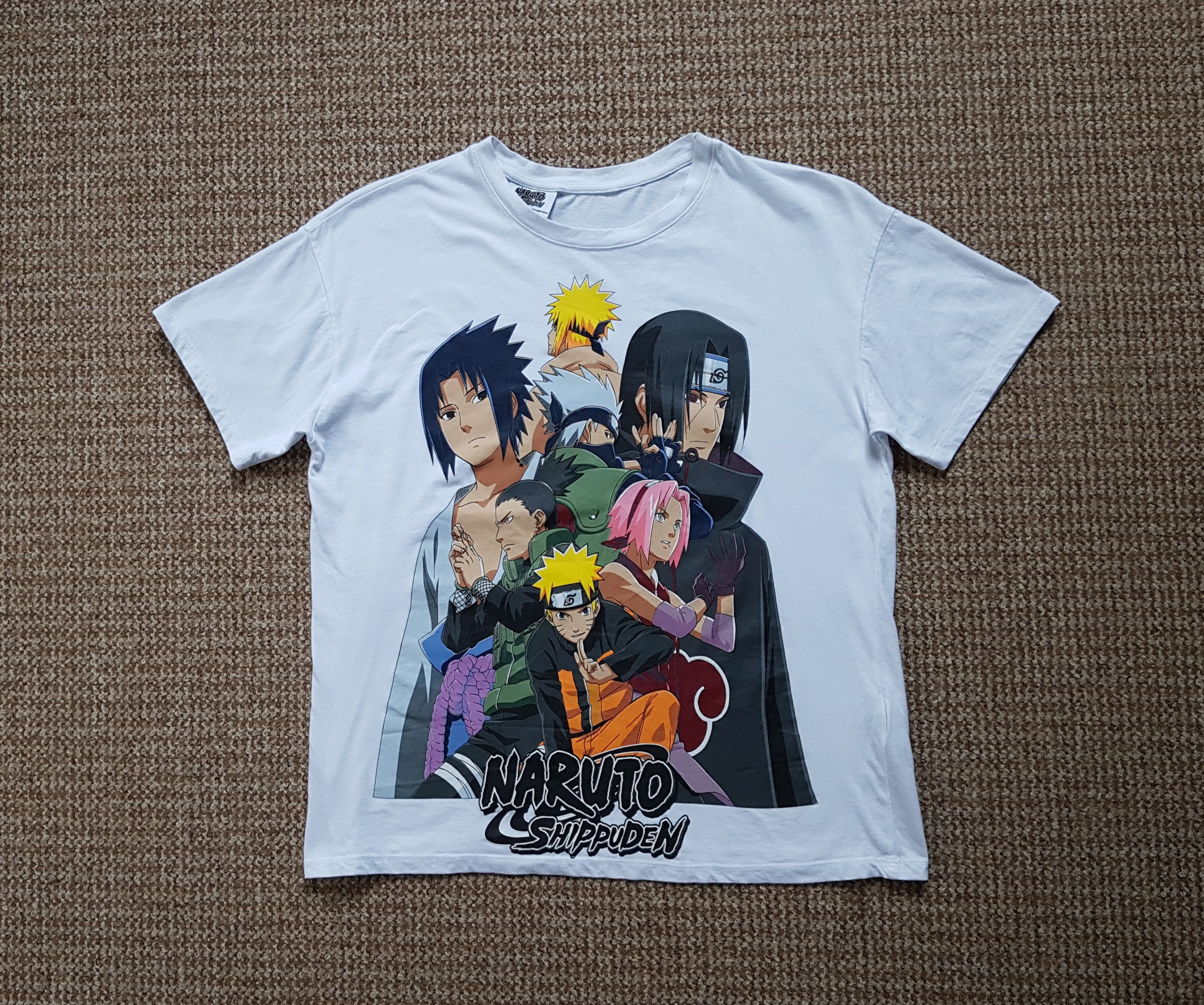 Anime Naruto Shippuden Anime Print Tee T Shirt Vintage Size US S / EU 44-46 / 1 - 1 Thumbnail