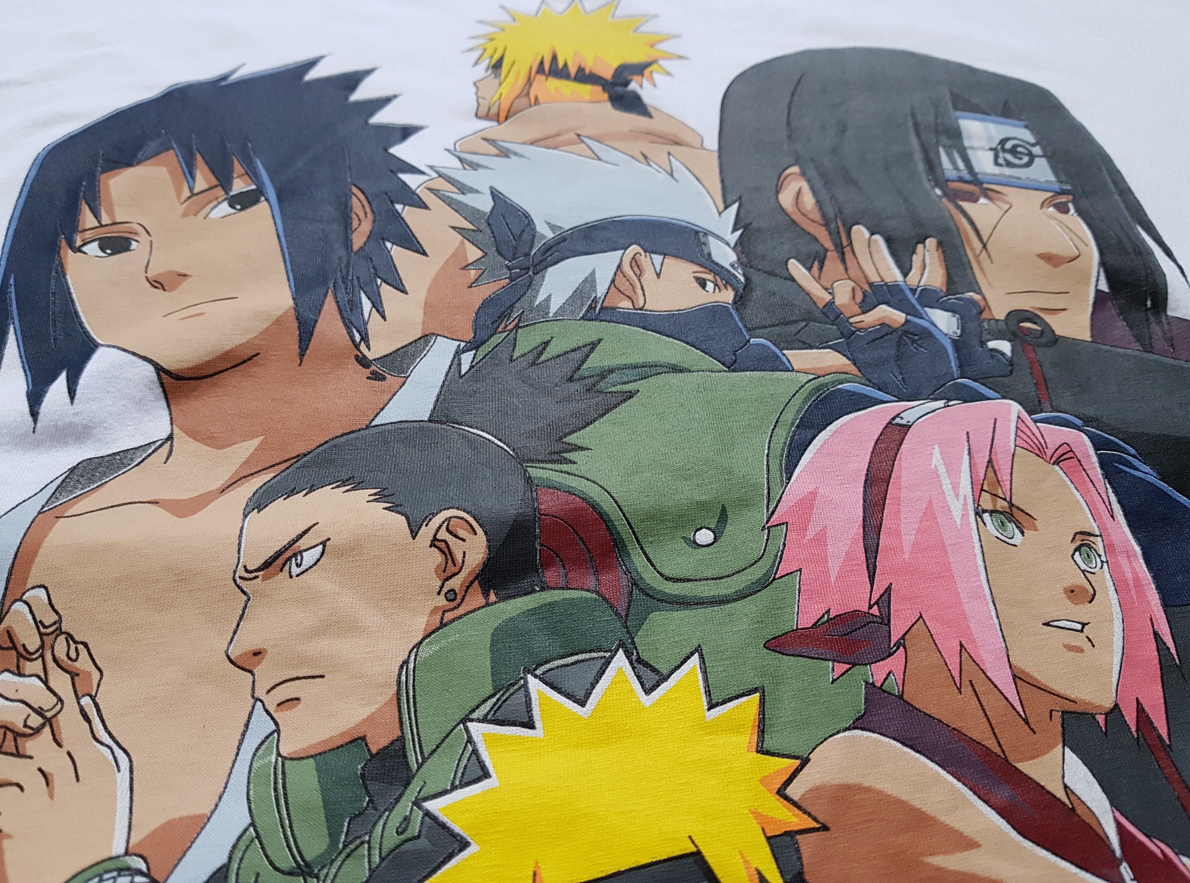 Anime Naruto Shippuden Anime Print Tee T Shirt Vintage Size US S / EU 44-46 / 1 - 4 Thumbnail