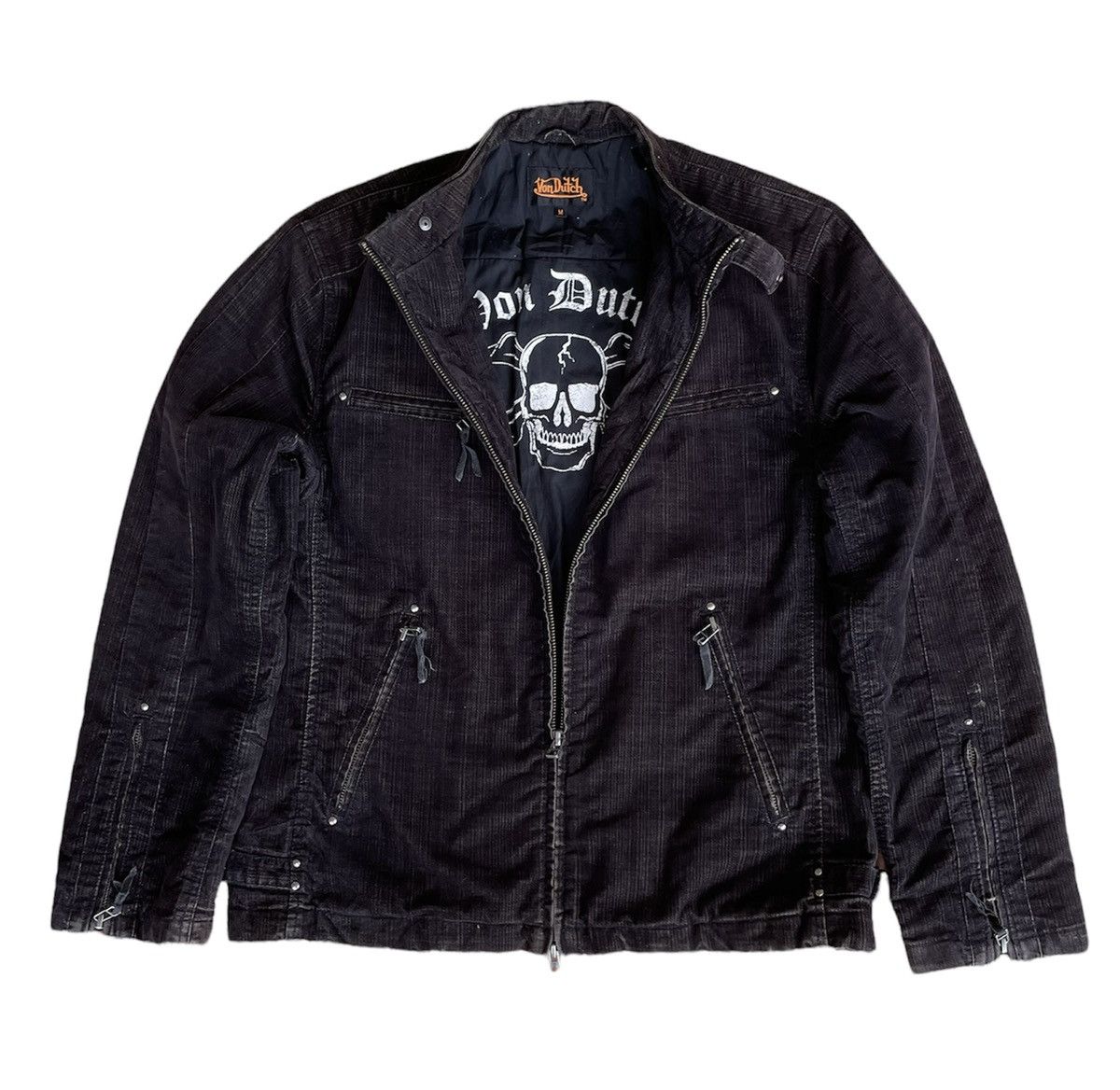 Von Dutch Vintage Von Dutch Skull Riders Sunfaded Style Jacket Size US M / EU 48-50 / 2 - 1 Thumbnail