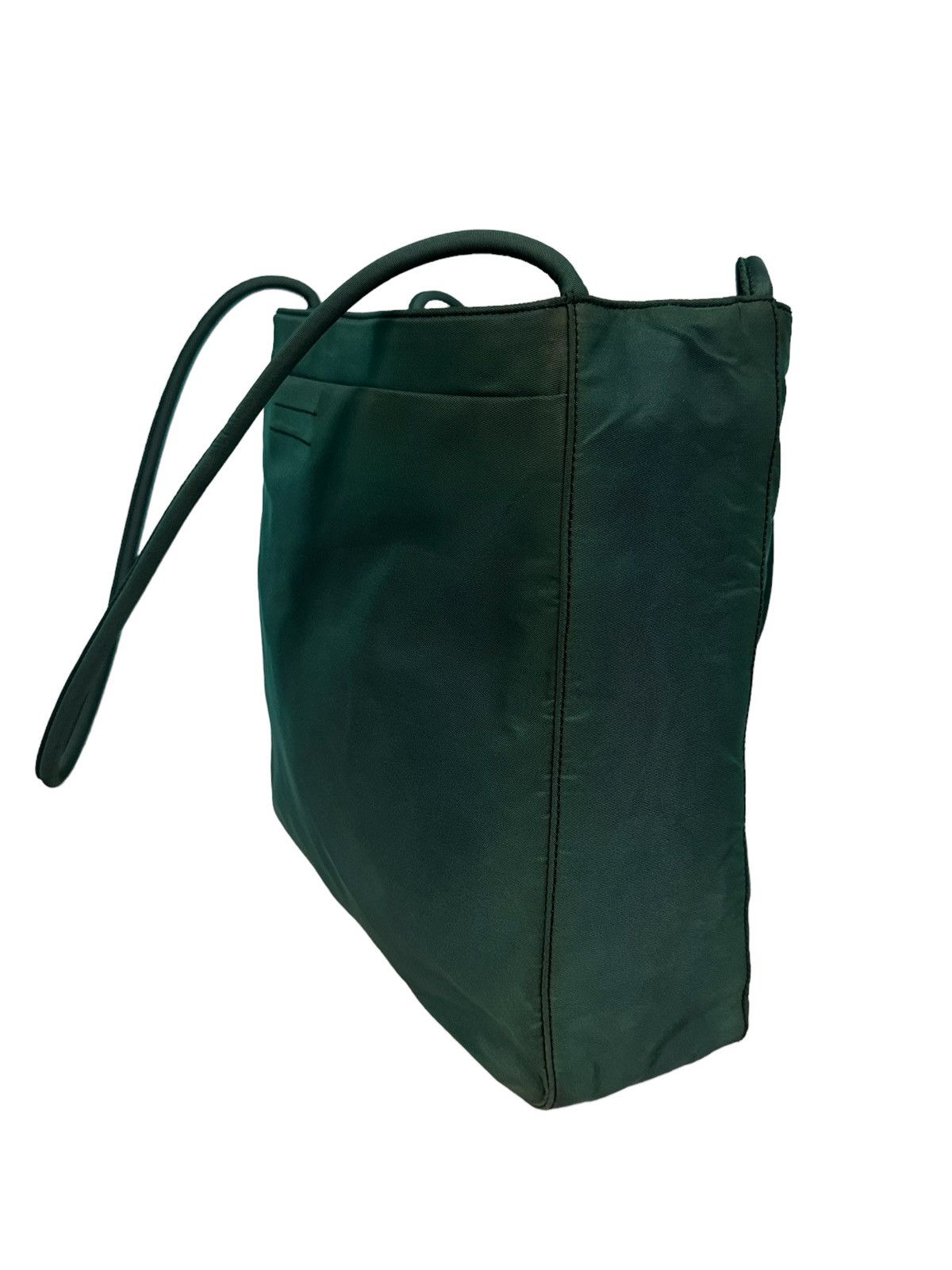 Prada × Vintage AUTHENTIC VINTAGE PRADA GREEN NYLON SHOULDER BAG Size ONE SIZE - 6 Thumbnail