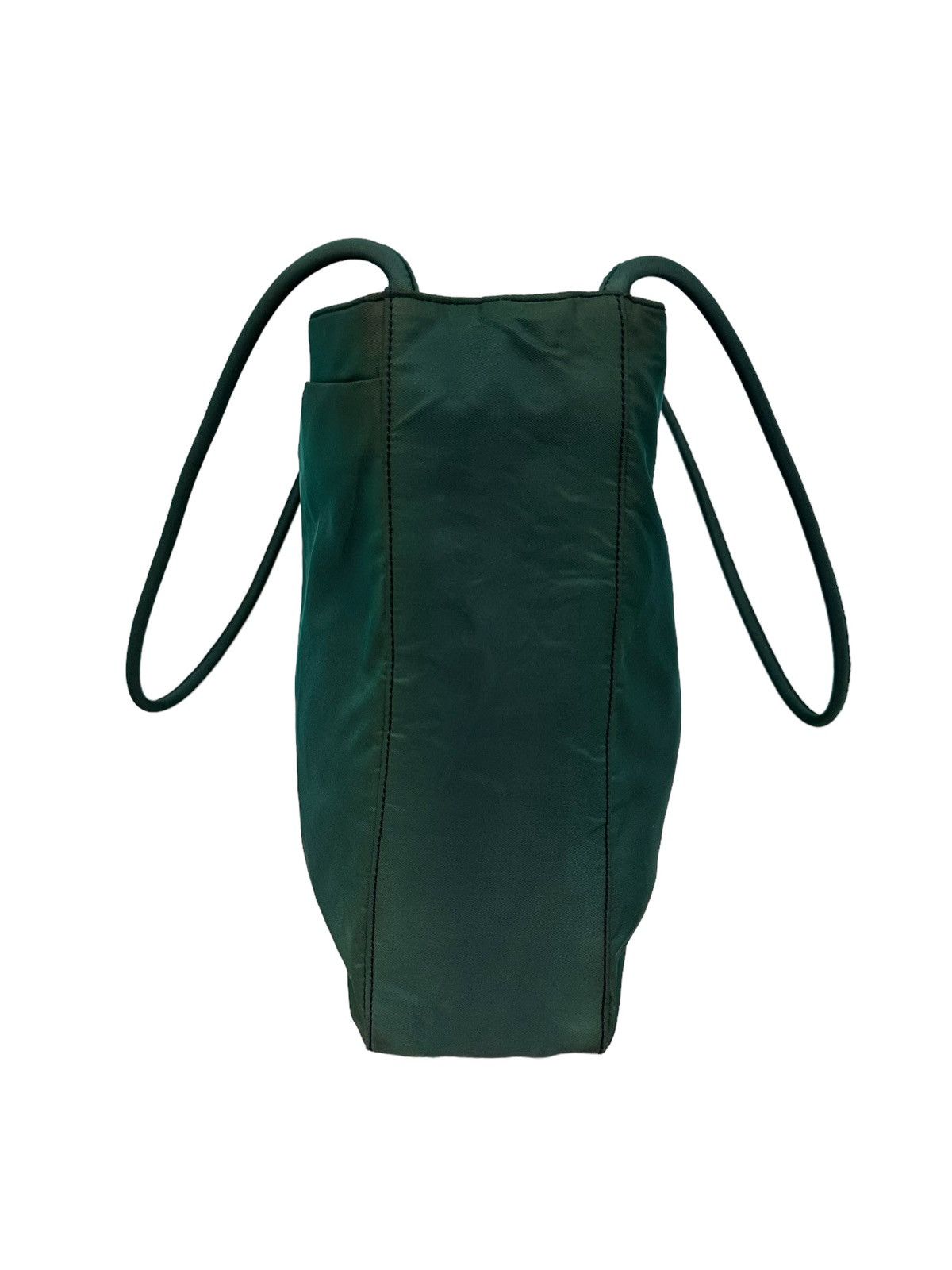 Prada × Vintage AUTHENTIC VINTAGE PRADA GREEN NYLON SHOULDER BAG Size ONE SIZE - 5 Thumbnail