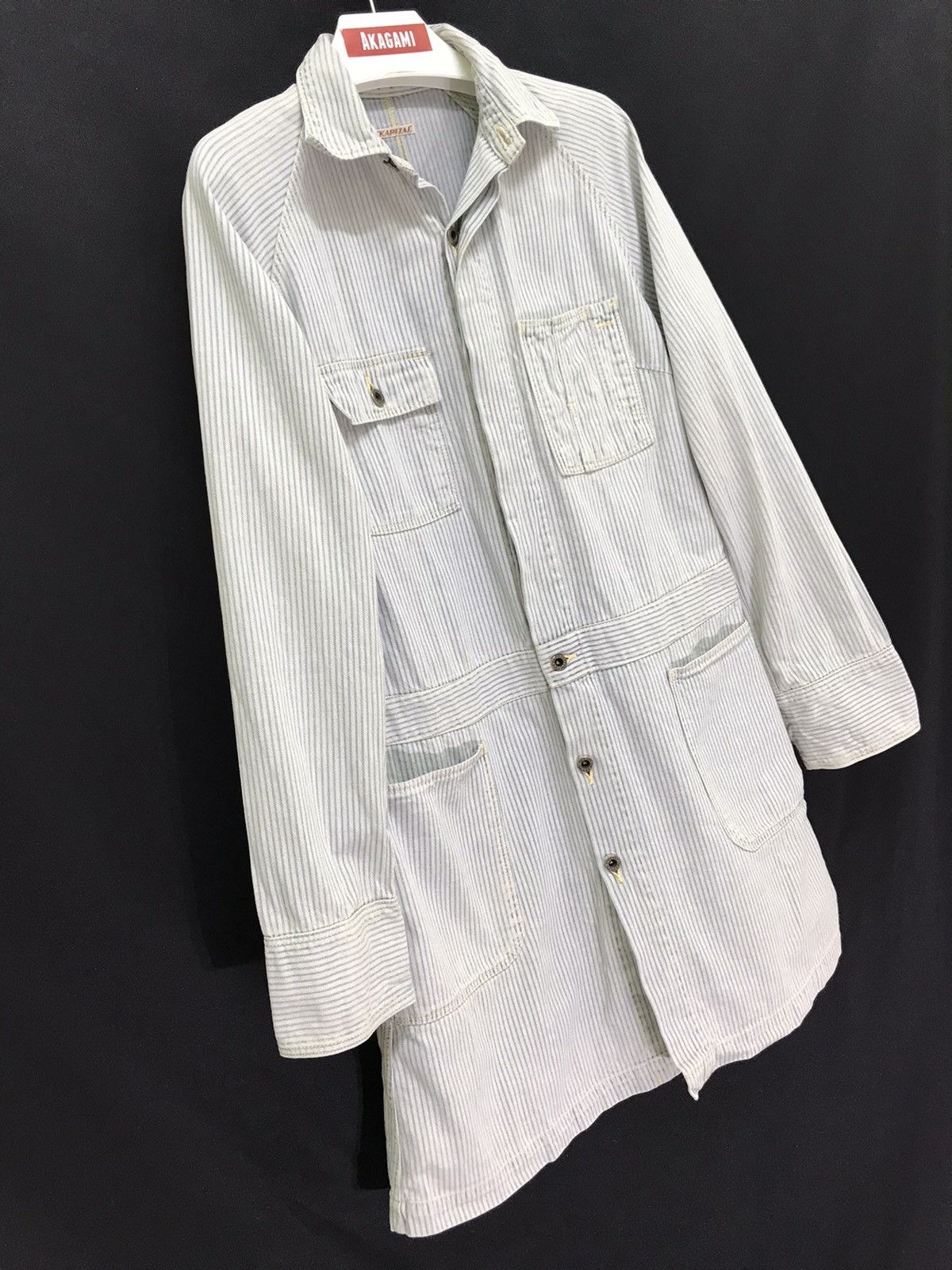 Kapital Kapital Workwear Jacket Hickory Striped Slim 6🟩1 Size US S / EU 44-46 / 1 - 2 Thumbnail