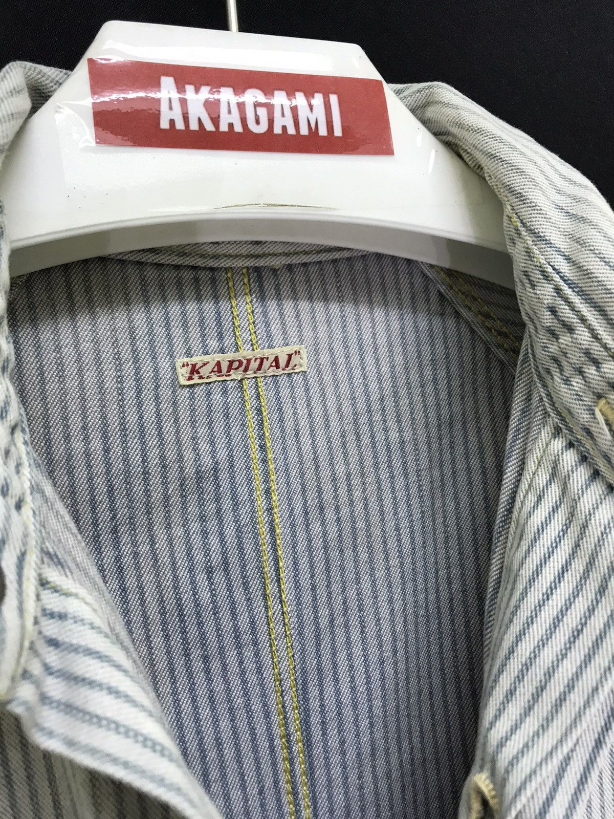 Kapital Kapital Workwear Jacket Hickory Striped Slim 6🟩1 Size US S / EU 44-46 / 1 - 8 Thumbnail