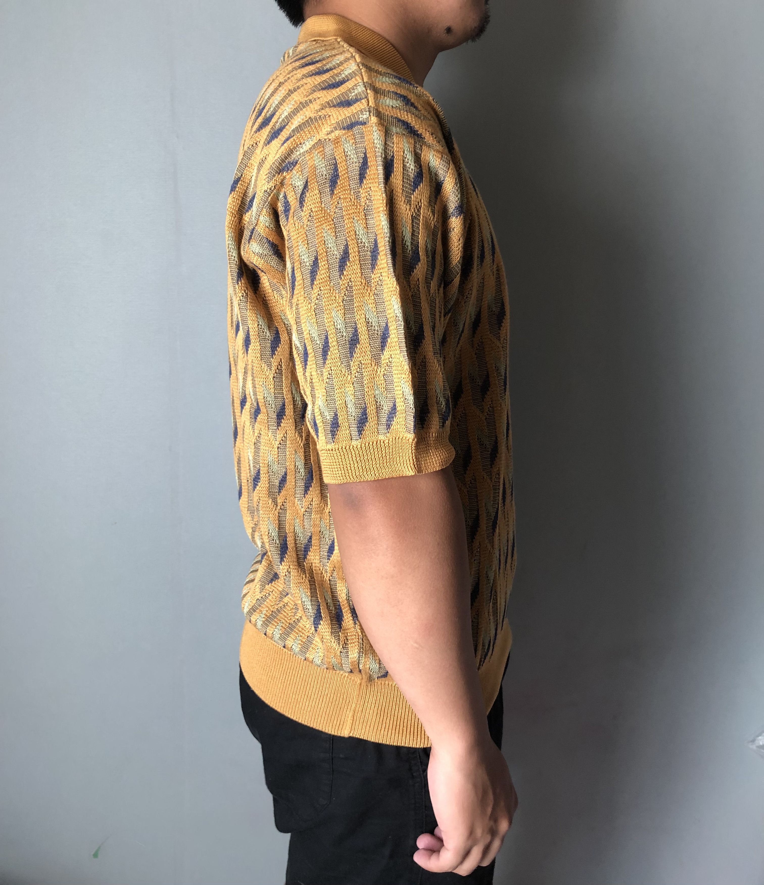 Yves Saint Laurent Vintage YSL Knitted Shirt Size US S / EU 44-46 / 1 - 9 Thumbnail
