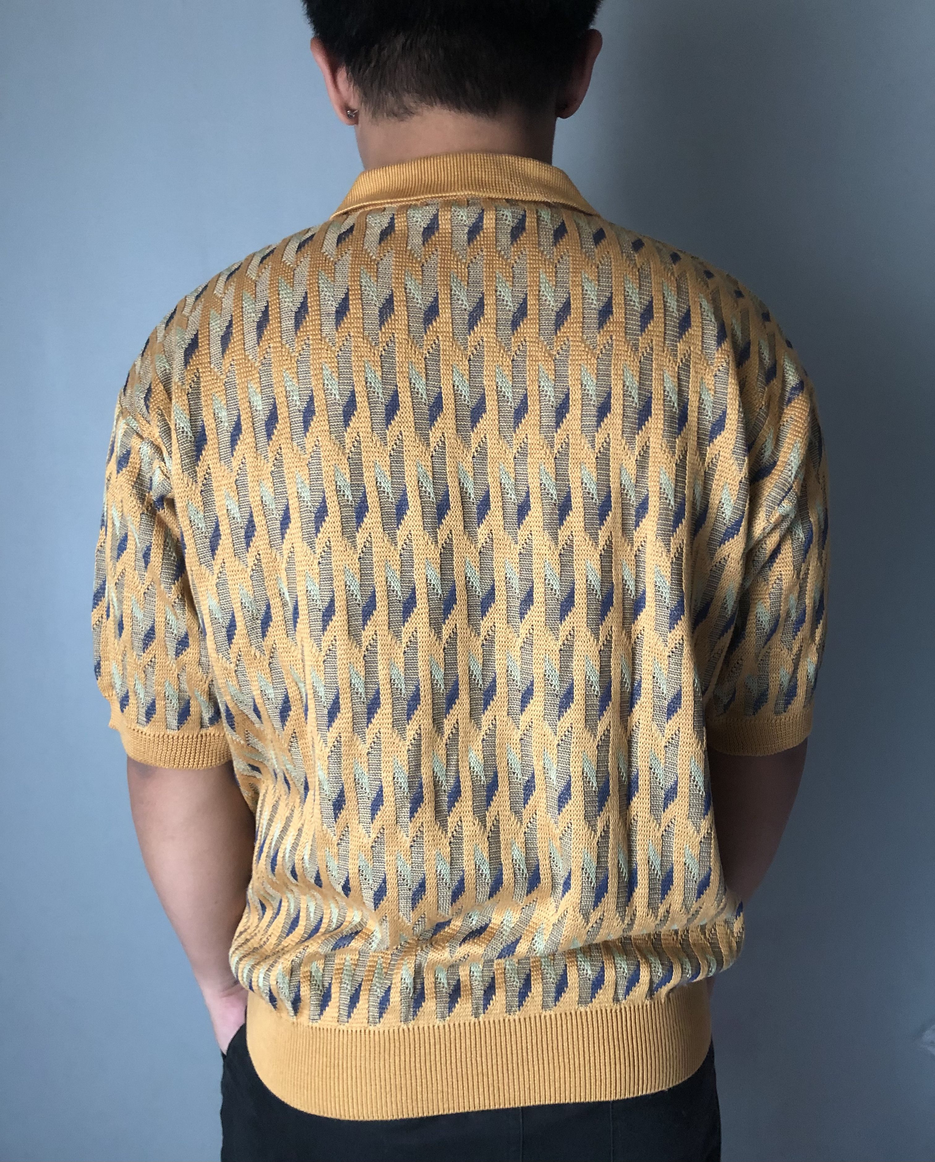 Yves Saint Laurent Vintage YSL Knitted Shirt Size US S / EU 44-46 / 1 - 10 Thumbnail