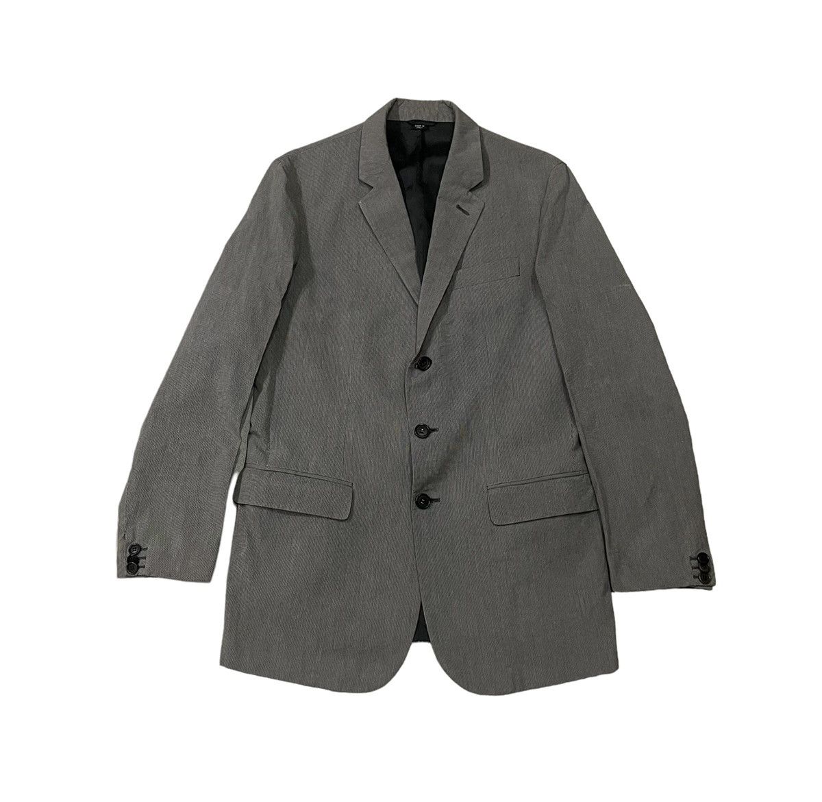 Helmut Lang Vintage Helmut Lang Buttons Blazer Coat Jacket Size 46L - 1 Thumbnail