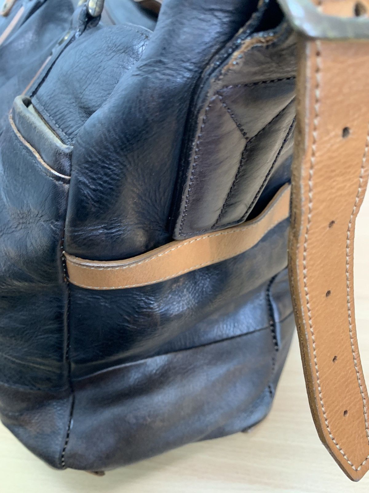 Genuine Leather MSPC Masterpiece Leather Duffle Bag Size ONE SIZE - 7 Thumbnail