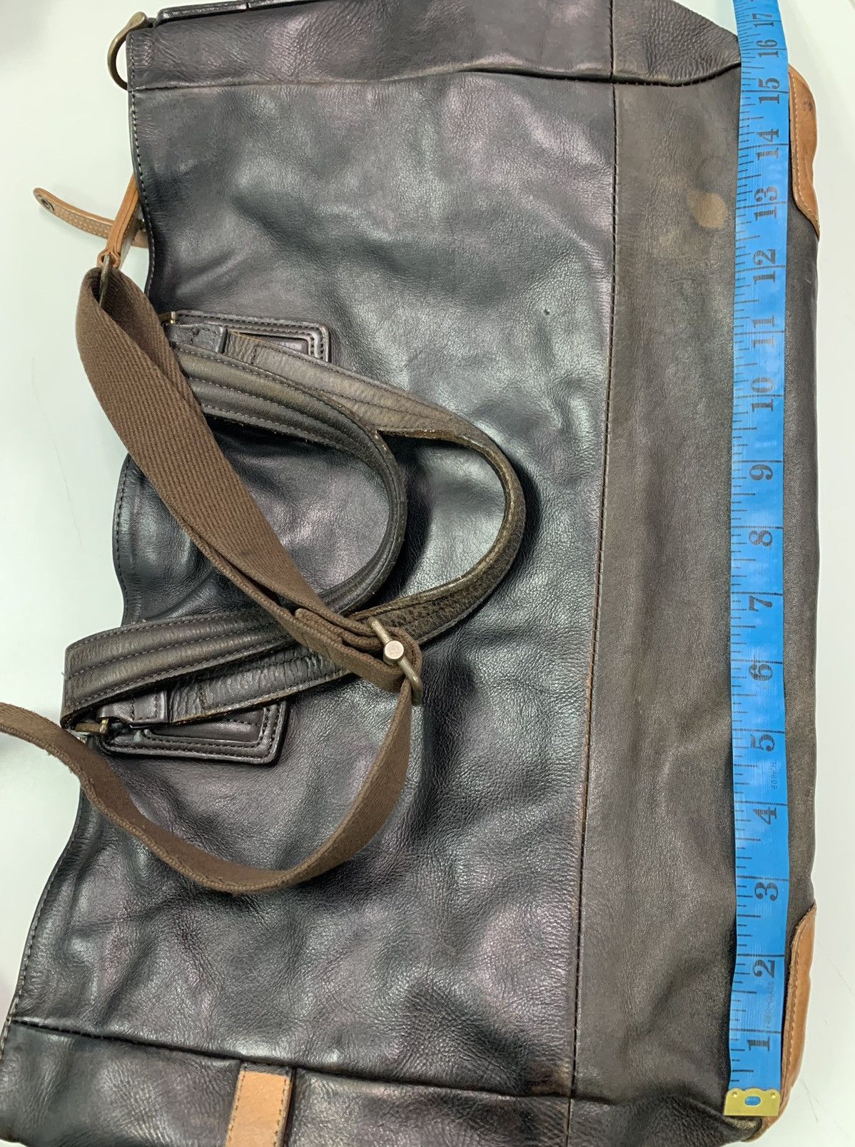 Genuine Leather MSPC Masterpiece Leather Duffle Bag Size ONE SIZE - 18 Thumbnail