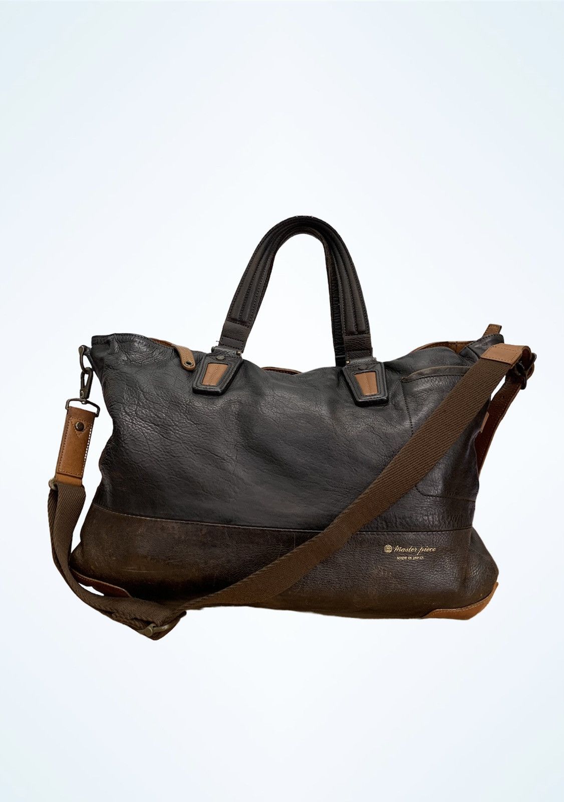 image of Mspc Masterpiece Leather Duffle Bag, Men's