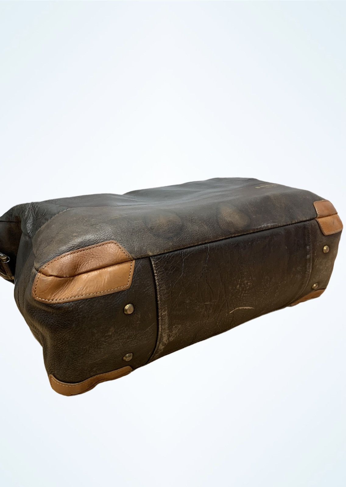 Genuine Leather MSPC Masterpiece Leather Duffle Bag Size ONE SIZE - 4 Thumbnail