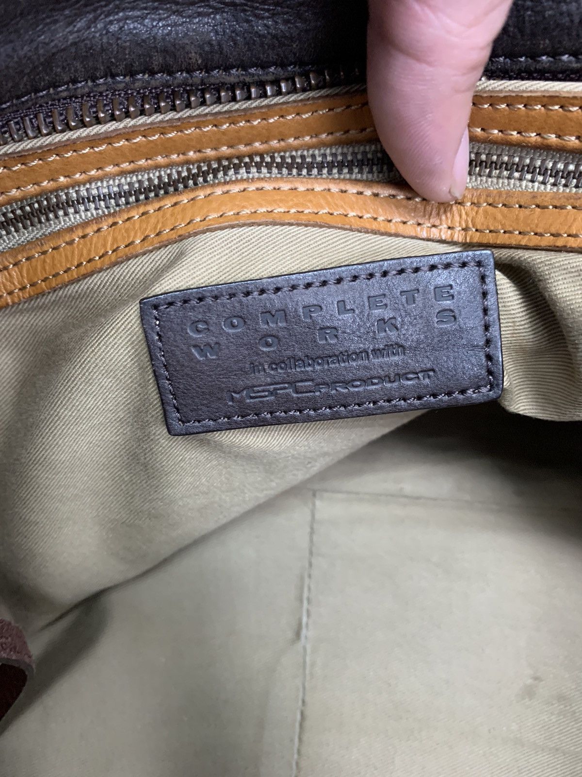 Genuine Leather MSPC Masterpiece Leather Duffle Bag Size ONE SIZE - 17 Thumbnail