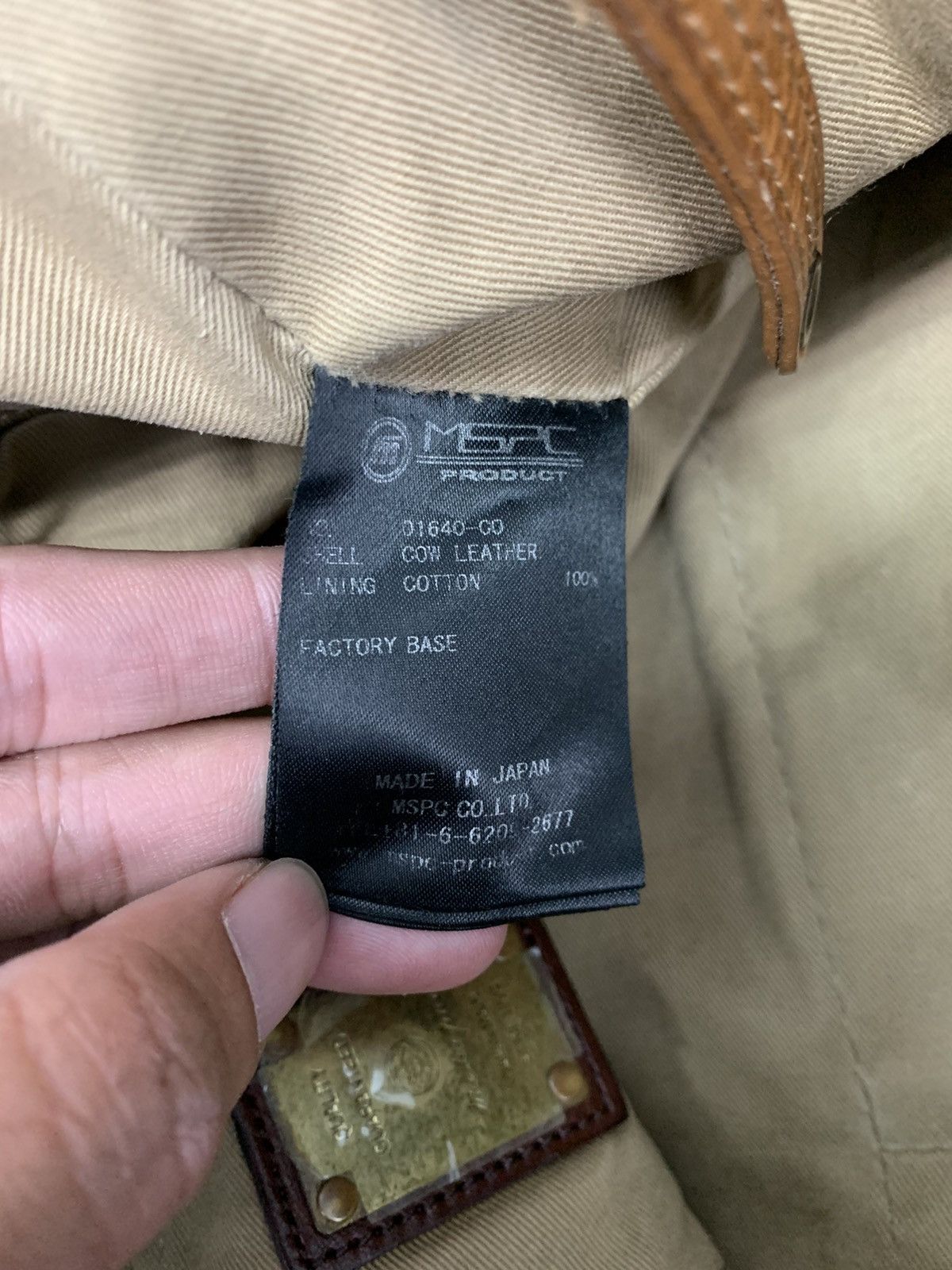 Genuine Leather MSPC Masterpiece Leather Duffle Bag Size ONE SIZE - 15 Thumbnail
