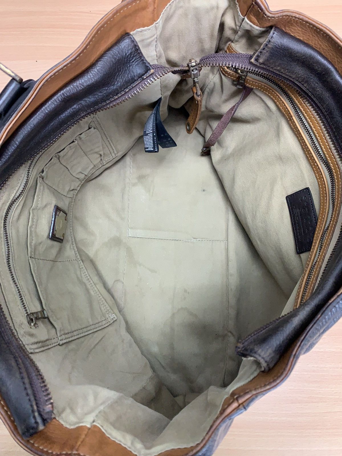 Genuine Leather MSPC Masterpiece Leather Duffle Bag Size ONE SIZE - 12 Thumbnail
