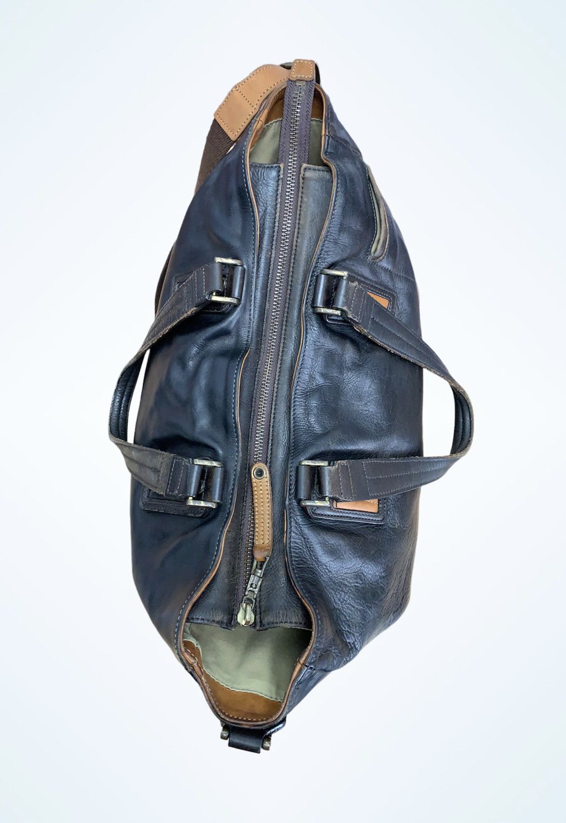 Genuine Leather MSPC Masterpiece Leather Duffle Bag Size ONE SIZE - 3 Thumbnail