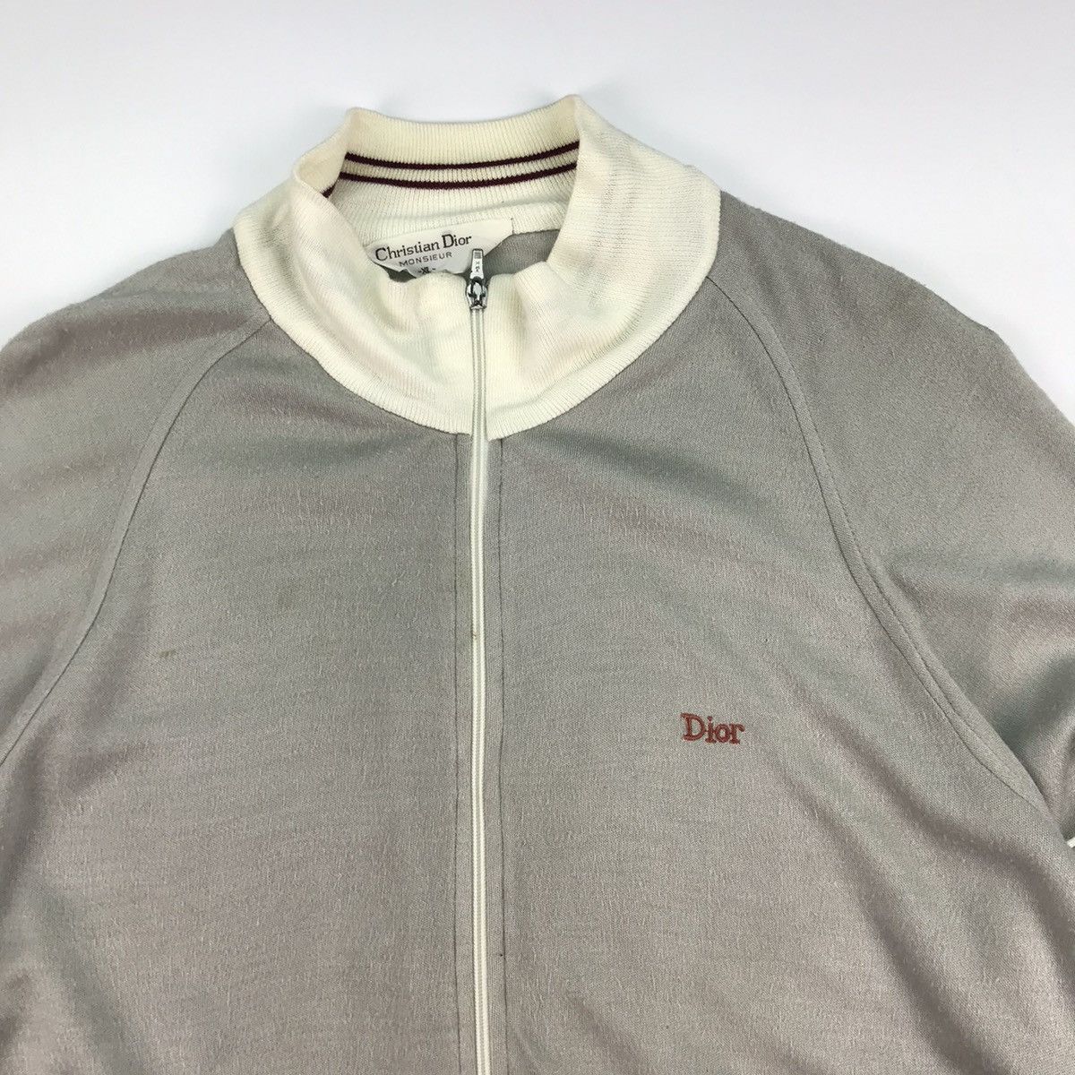 Christian Dior Monsieur × Dior × Vintage CHRISTIAN DIOR MONSIEUR embroidery sweater jacket Size US XL / EU 56 / 4 - 2 Thumbnail