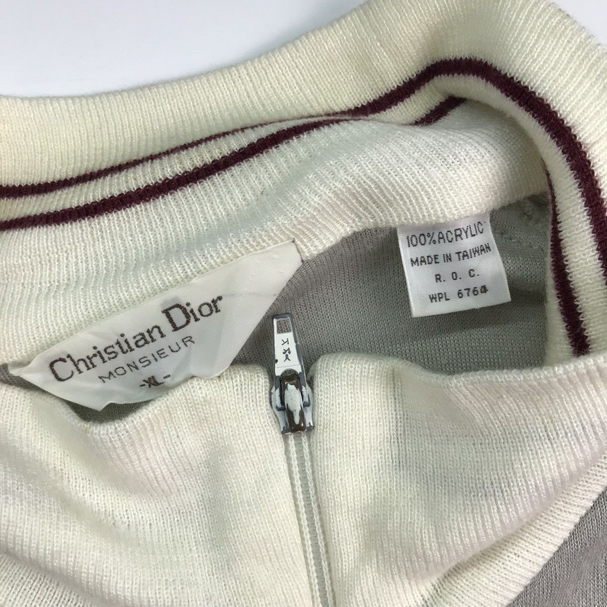 Christian Dior Monsieur × Dior × Vintage CHRISTIAN DIOR MONSIEUR embroidery sweater jacket Size US XL / EU 56 / 4 - 5 Thumbnail