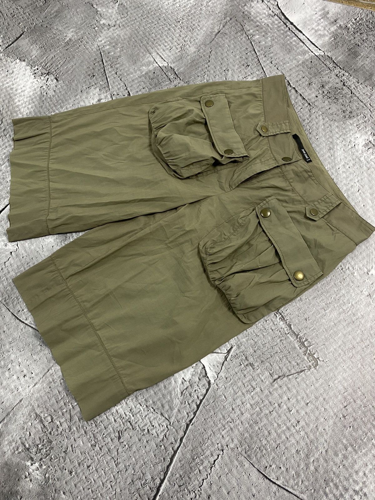 Jean Paul Gaultier × Vintage Jean Paul Berlin Vintage Shorts Khaki Size US 30 / EU 46 - 2 Thumbnail