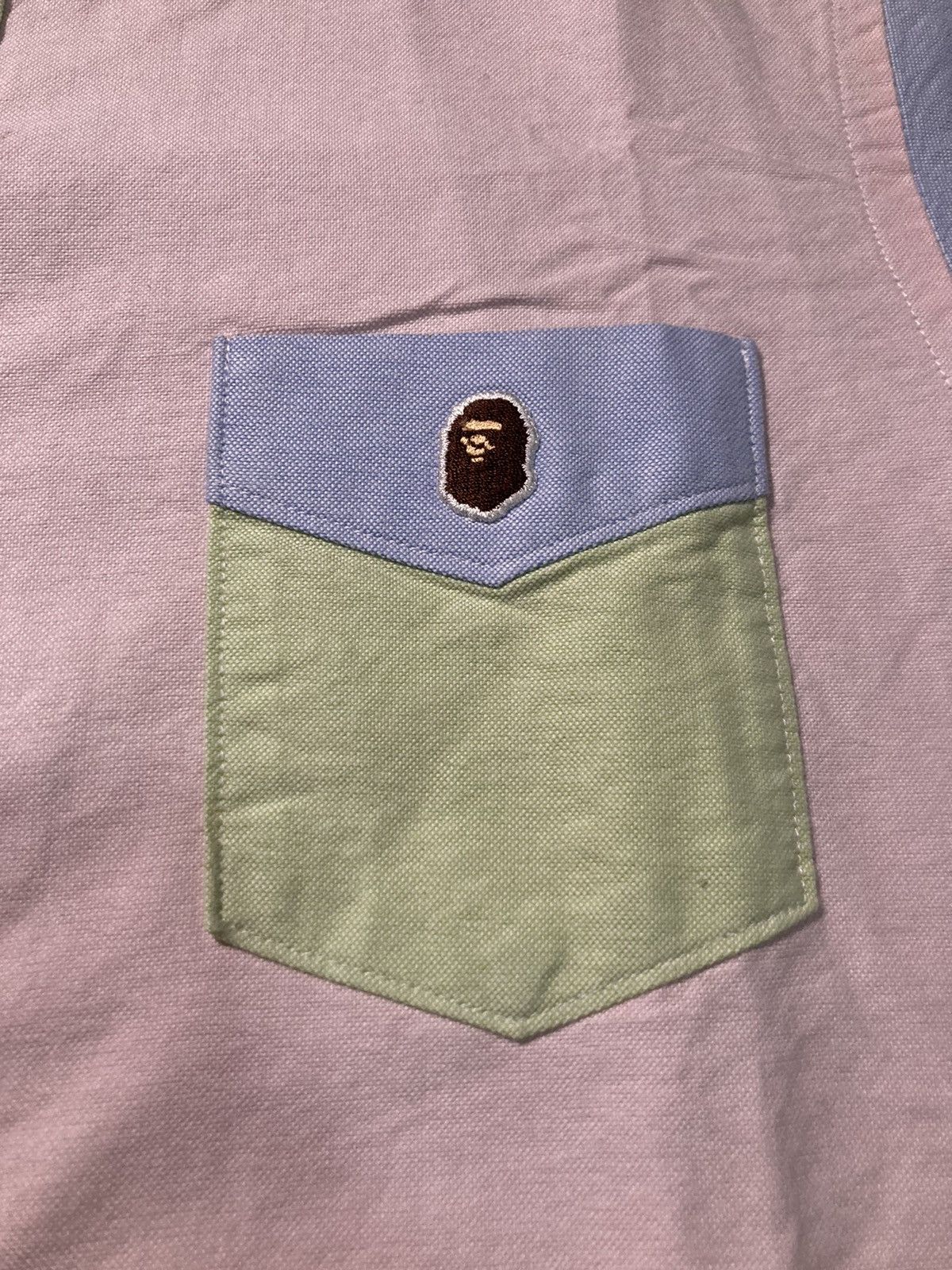 Bape 2011 Patchwork BD S/S Shirt Size US S / EU 44-46 / 1 - 4 Thumbnail