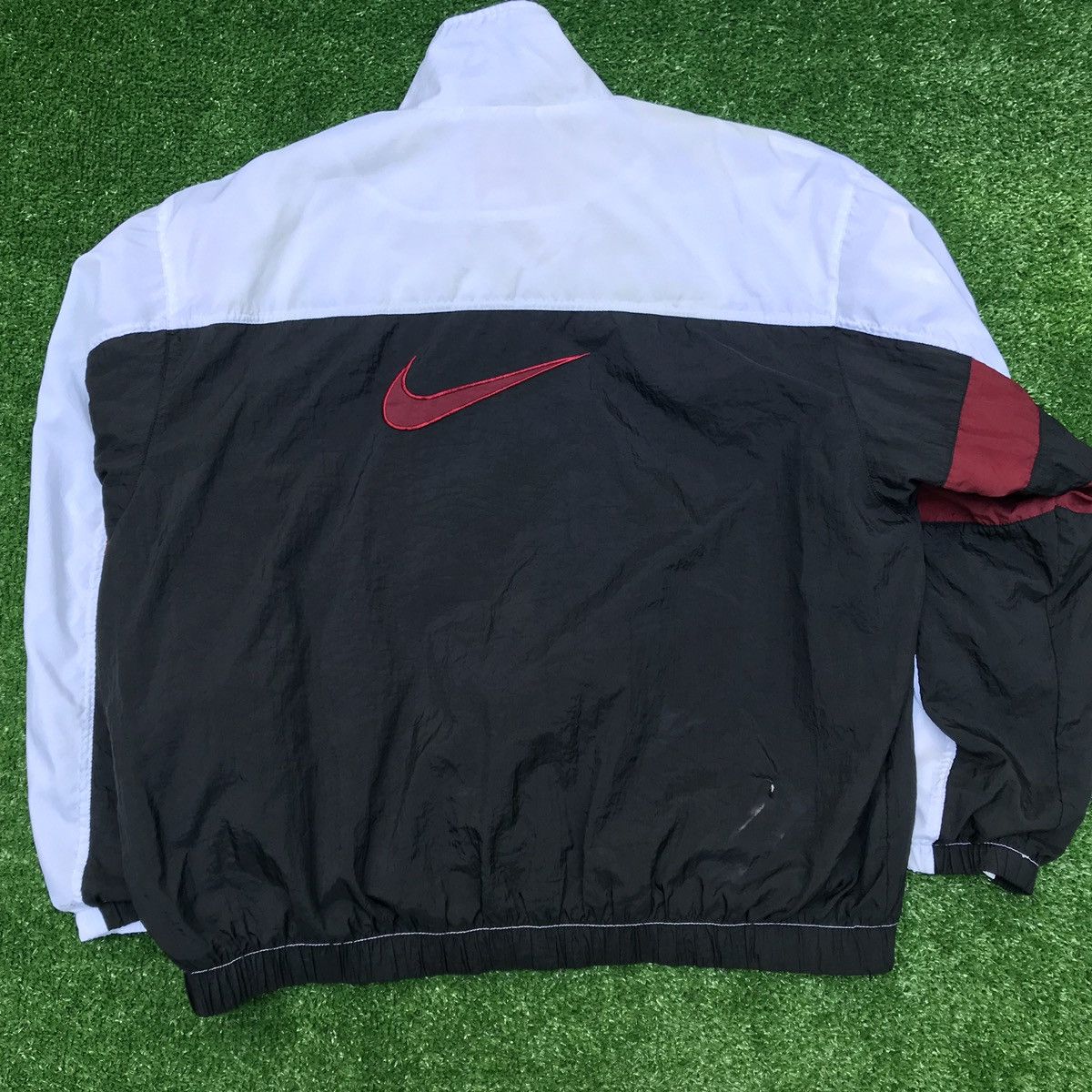 Nike × Vintage Vintage Nike Windbreaker Big Logo Spell Out Size US XL / EU 56 / 4 - 10 Thumbnail