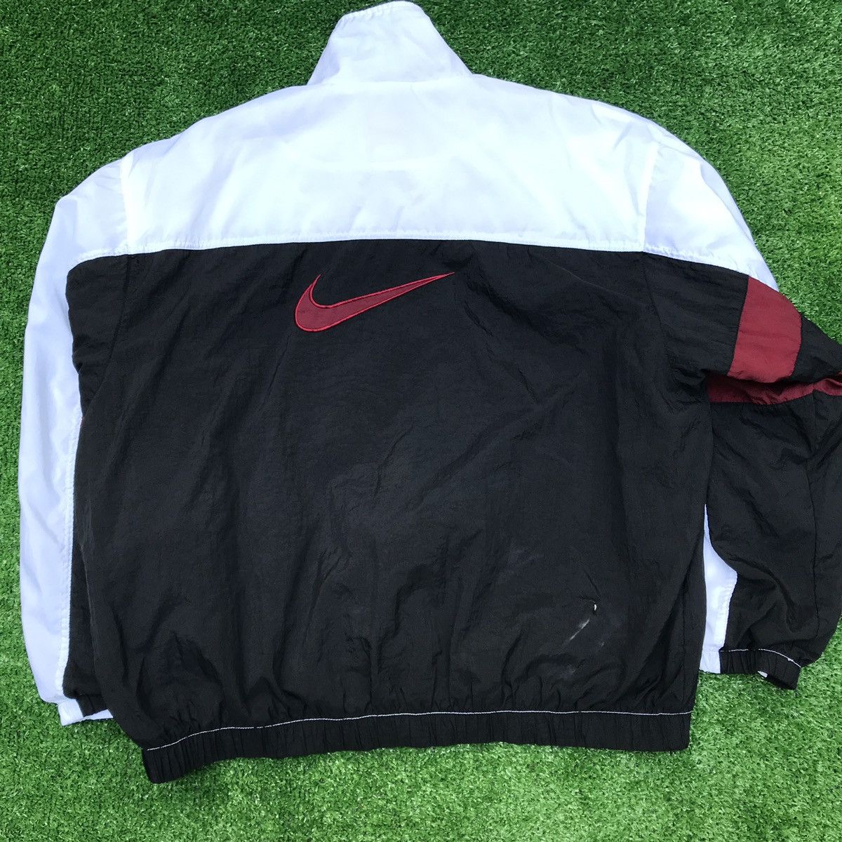 Nike × Vintage Vintage Nike Windbreaker Big Logo Spell Out Size US XL / EU 56 / 4 - 9 Thumbnail