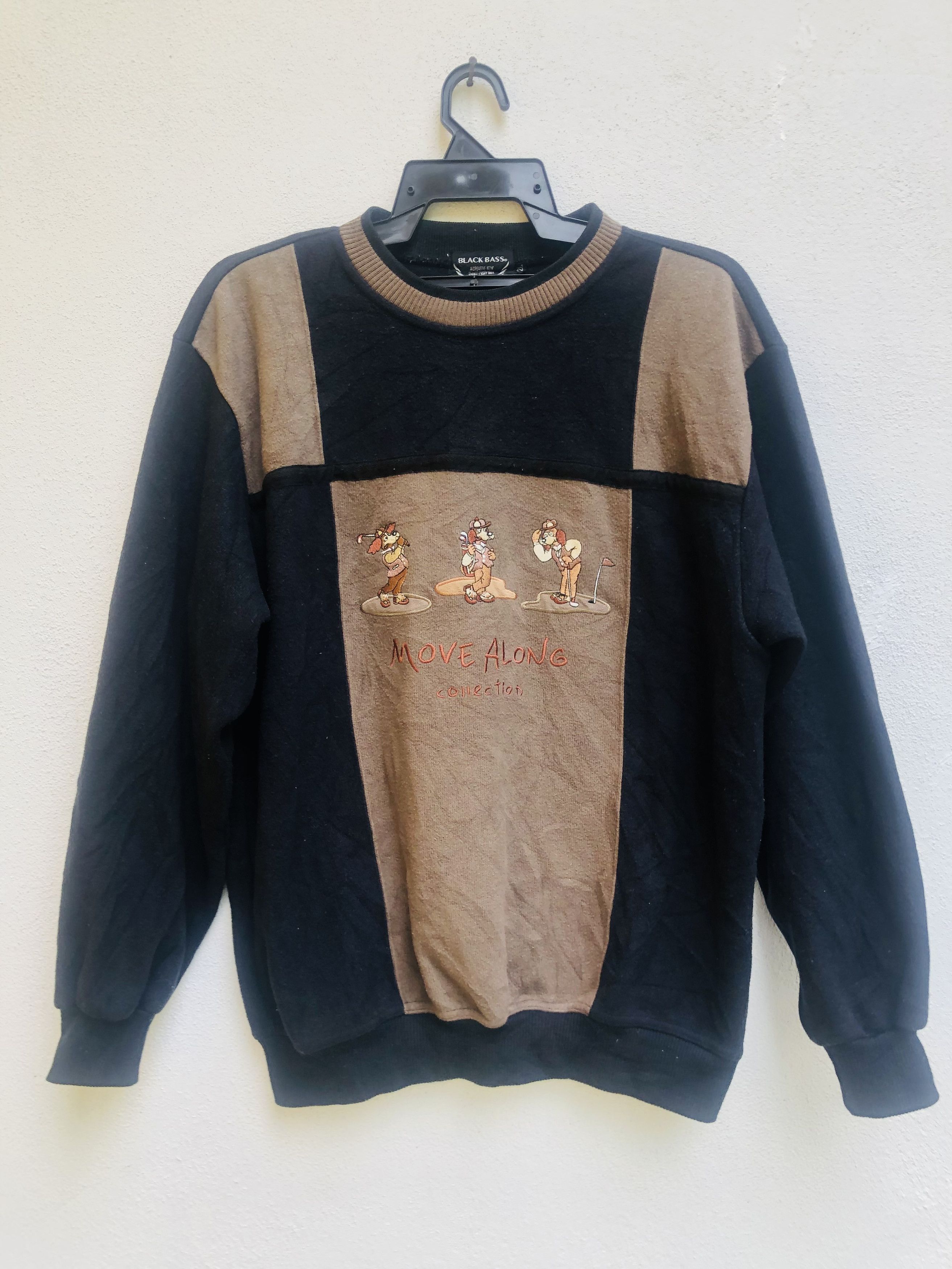Japanese Brand × Vintage Vintage Black Bass Japanese Designed Fashion Style Size US M / EU 48-50 / 2 - 1 Thumbnail