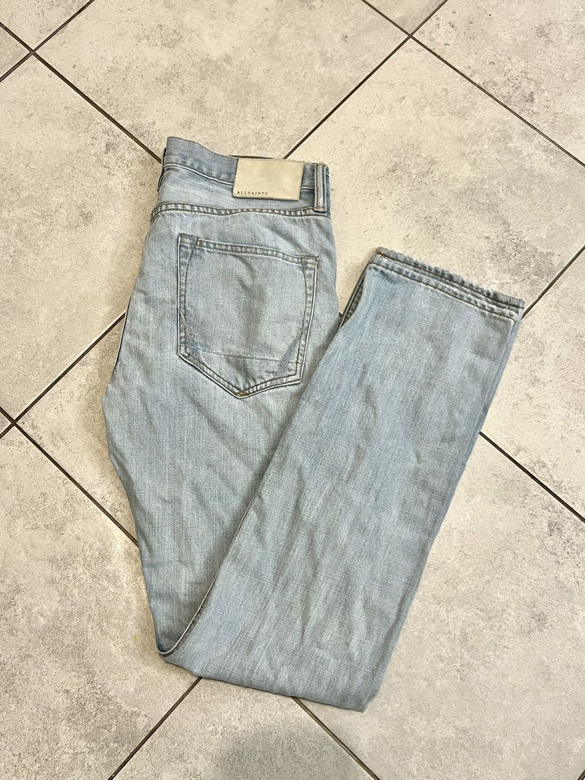 Allsaints Rare Allsaints Denim Pants 30 like Rick Owens SLP Size US 30 / EU 46 - 3 Thumbnail