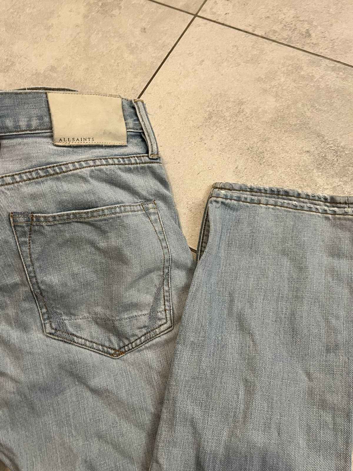 Allsaints Rare Allsaints Denim Pants 30 like Rick Owens SLP Size US 30 / EU 46 - 5 Thumbnail